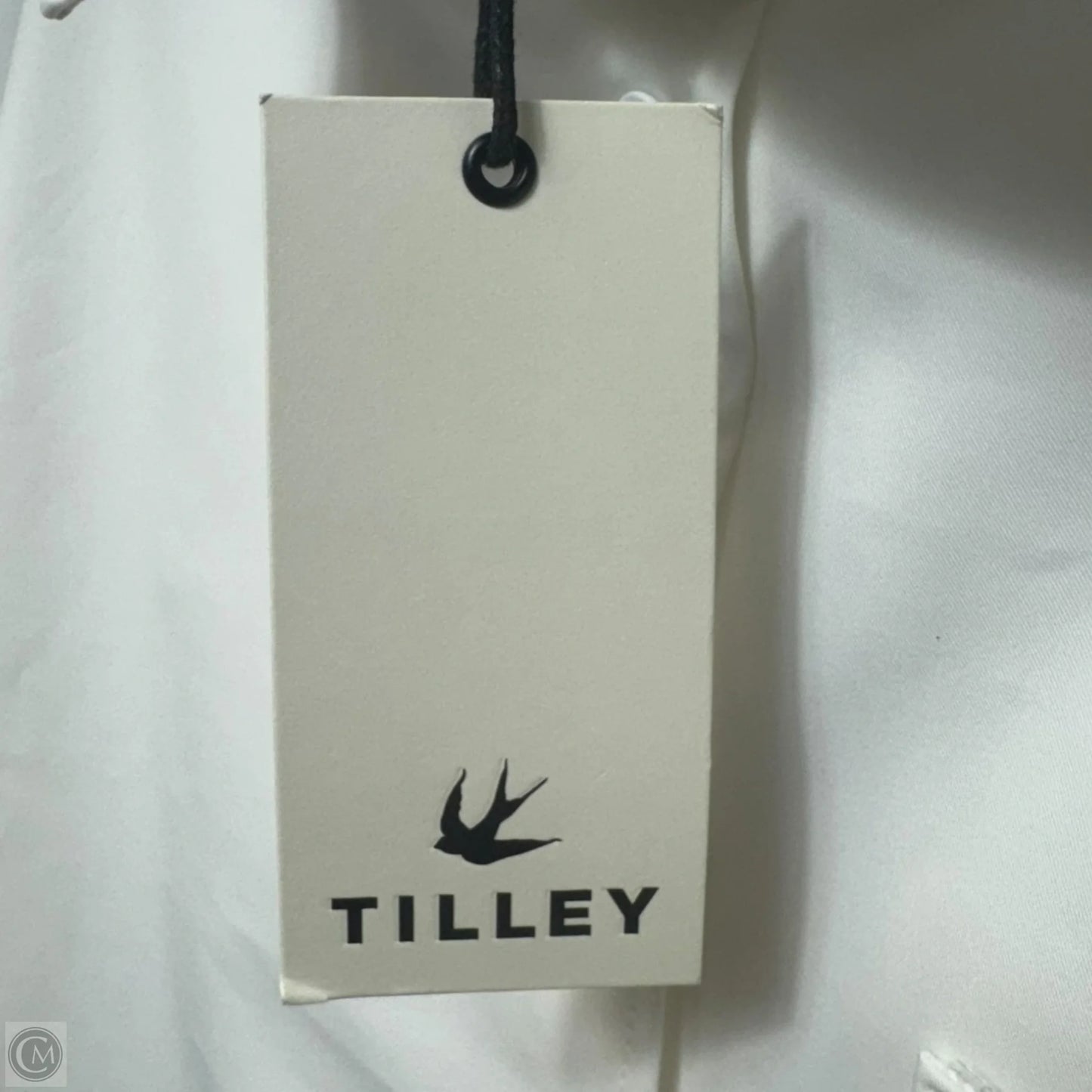 Cropped Tech Shacket By Tilley In White, Size: Xs