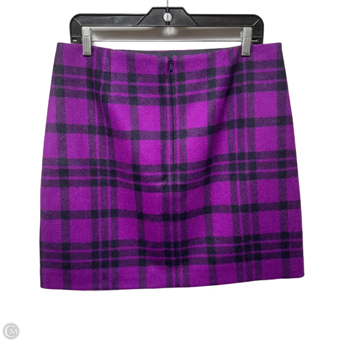 Mini Skirt By Hobbs In Plaid Pattern, Size: 8