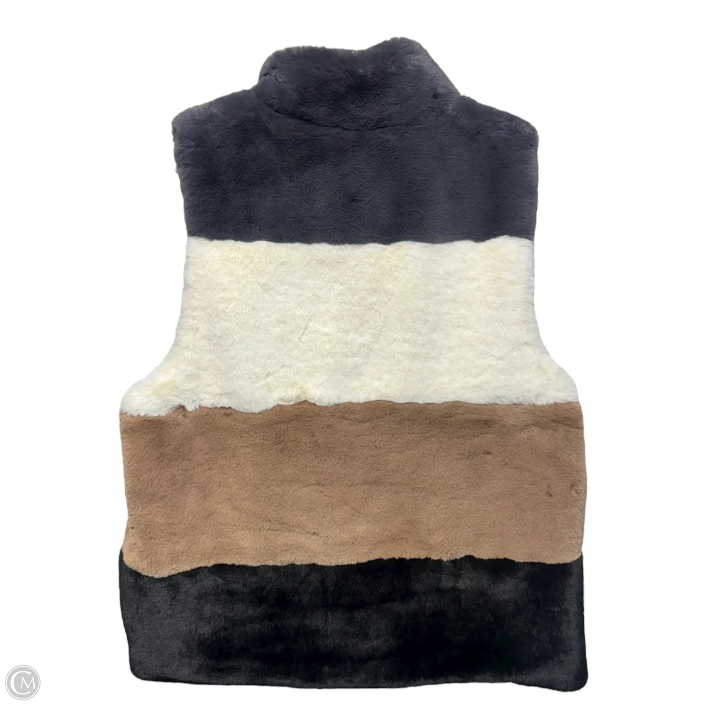 Vest Faux Fur & Sherpa By Echo In Multi-colored, Size: M