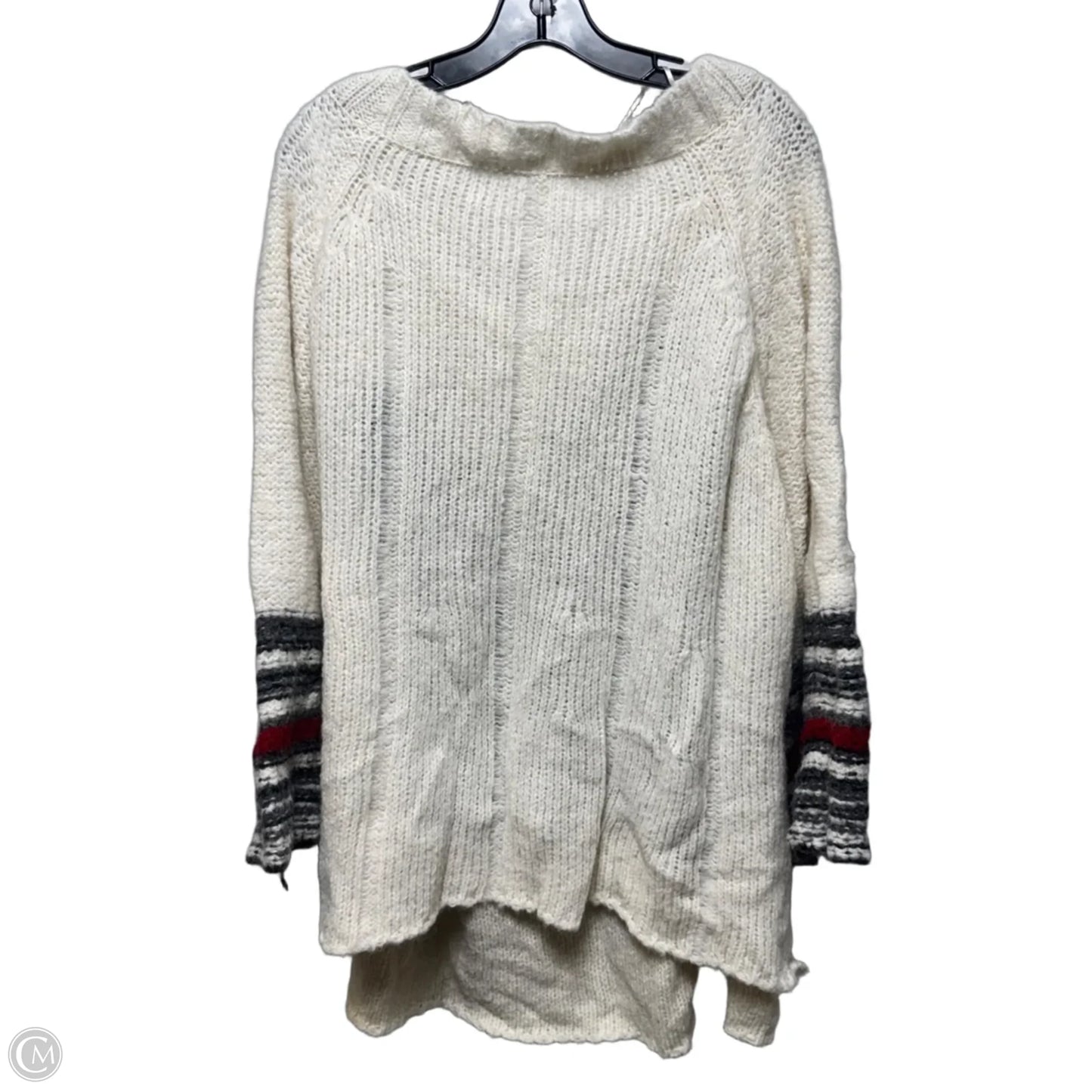 Sweater By Free People In Black & Cream, Size: Xs