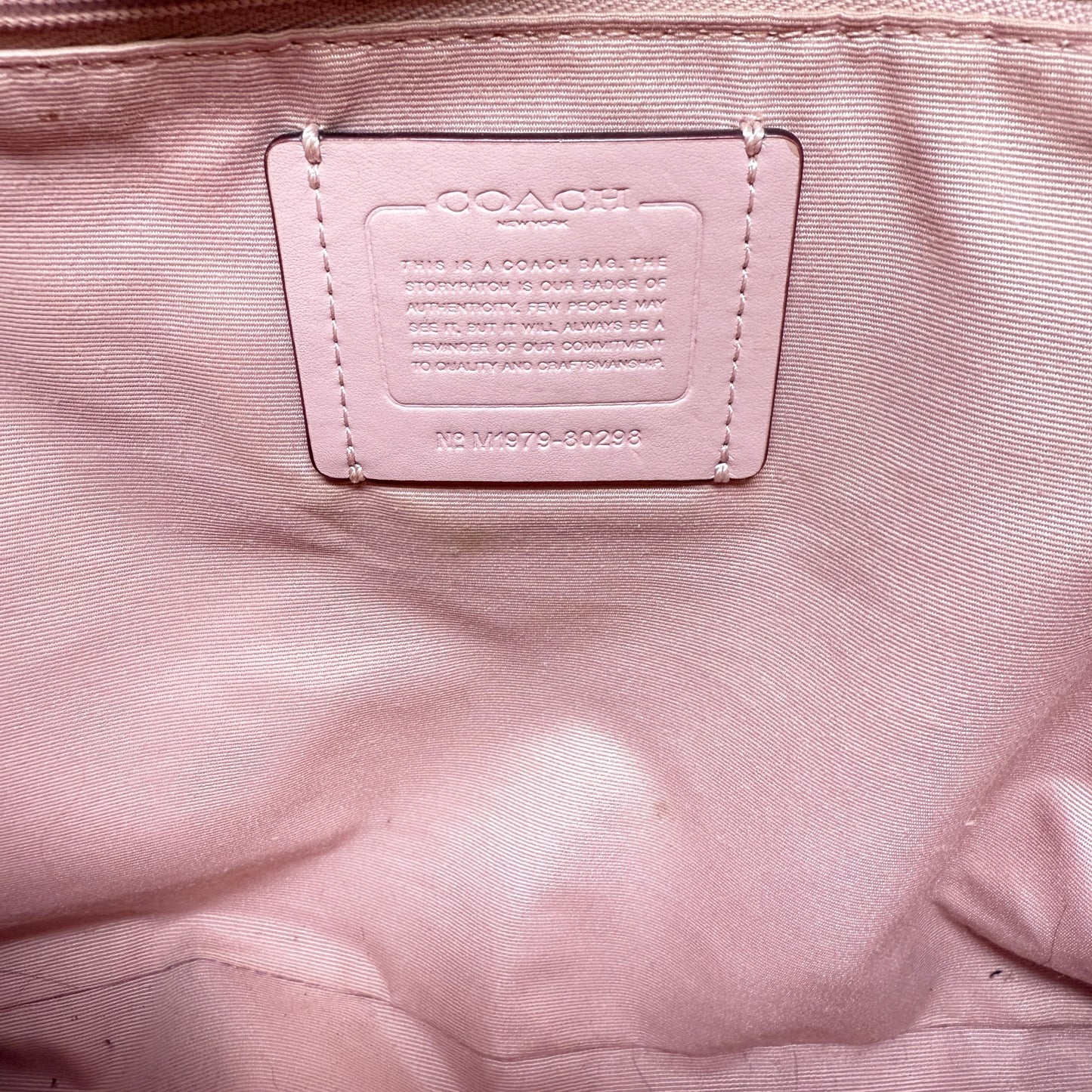 Hallie Shoulder Bag Designer By Coach, Size: Medium