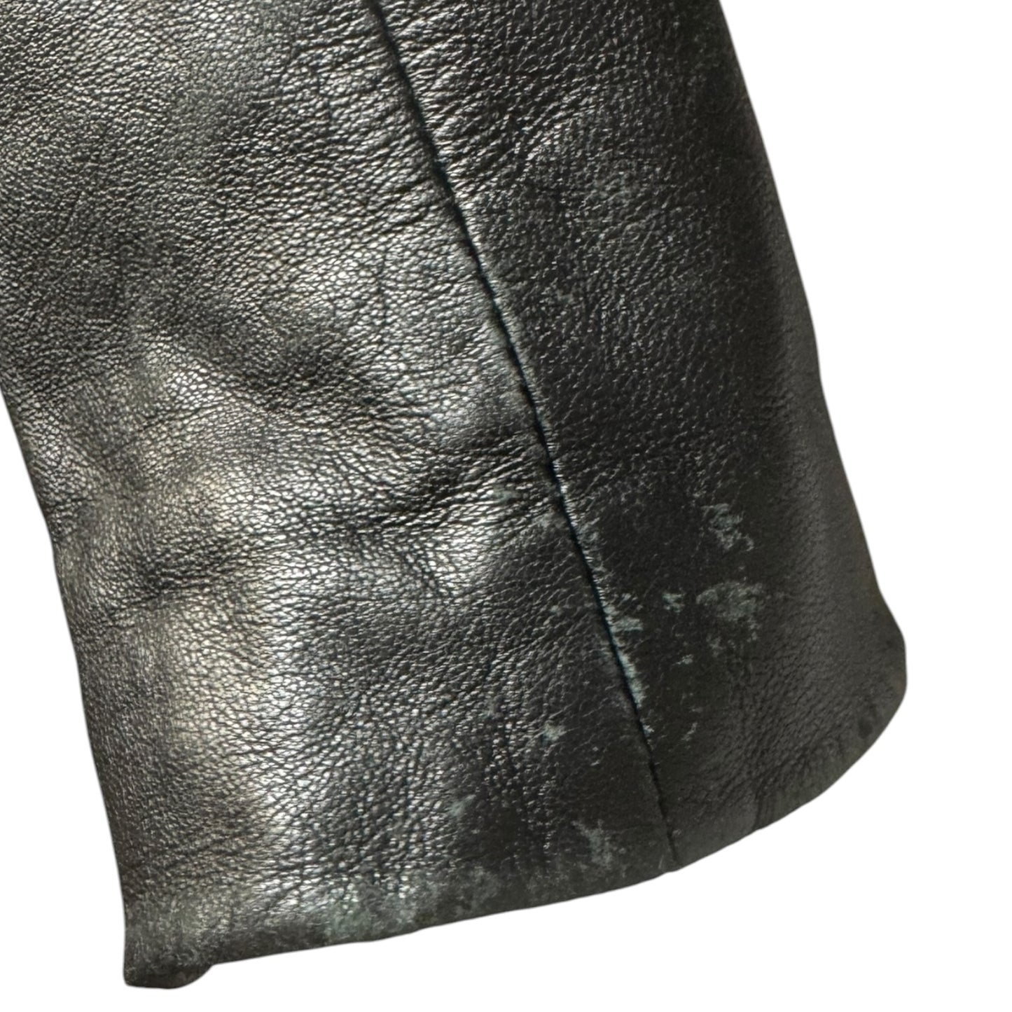 Jacket Leather By Helmut Lang In Black, Size: S