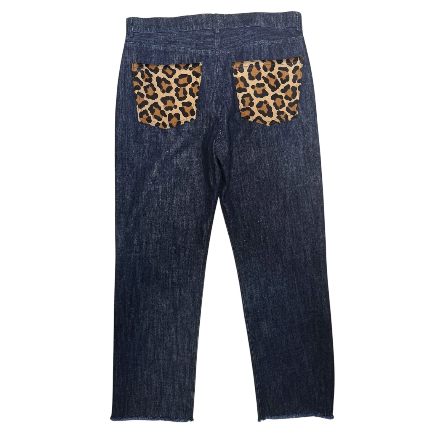 Genuine Calf Hair Pocket Straight Leg Jean Italy By Michael By Michael Kors Size: 10