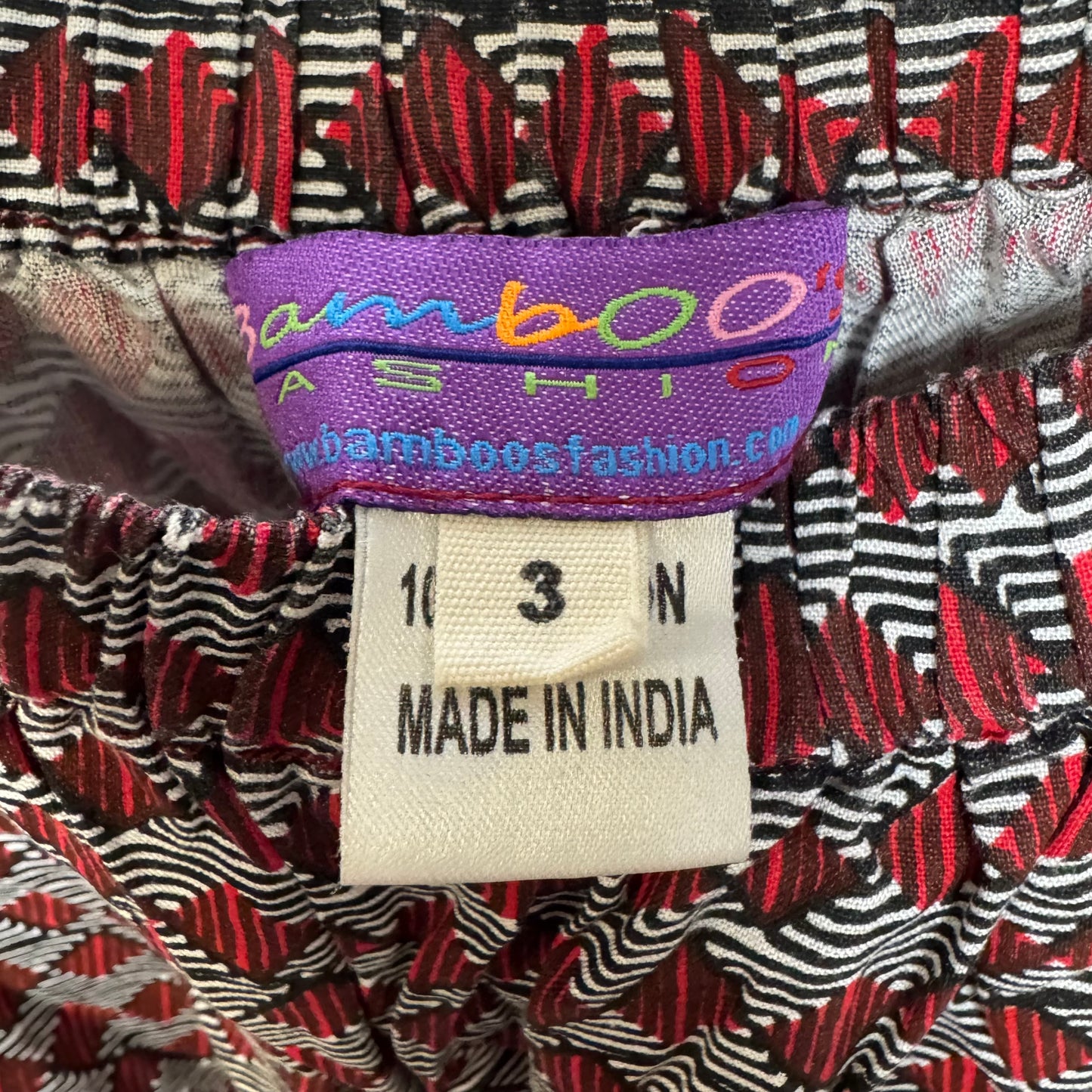 Dress Casual Short By Bamboos Fashion In Geometric Pattern, Size: M