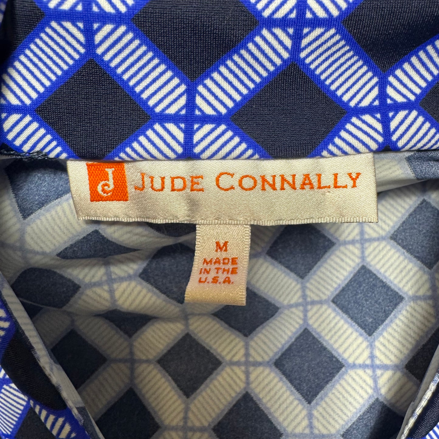 Dress Casual Short Sleeveless By Jude Connally In Geometric Pattern, Size: M