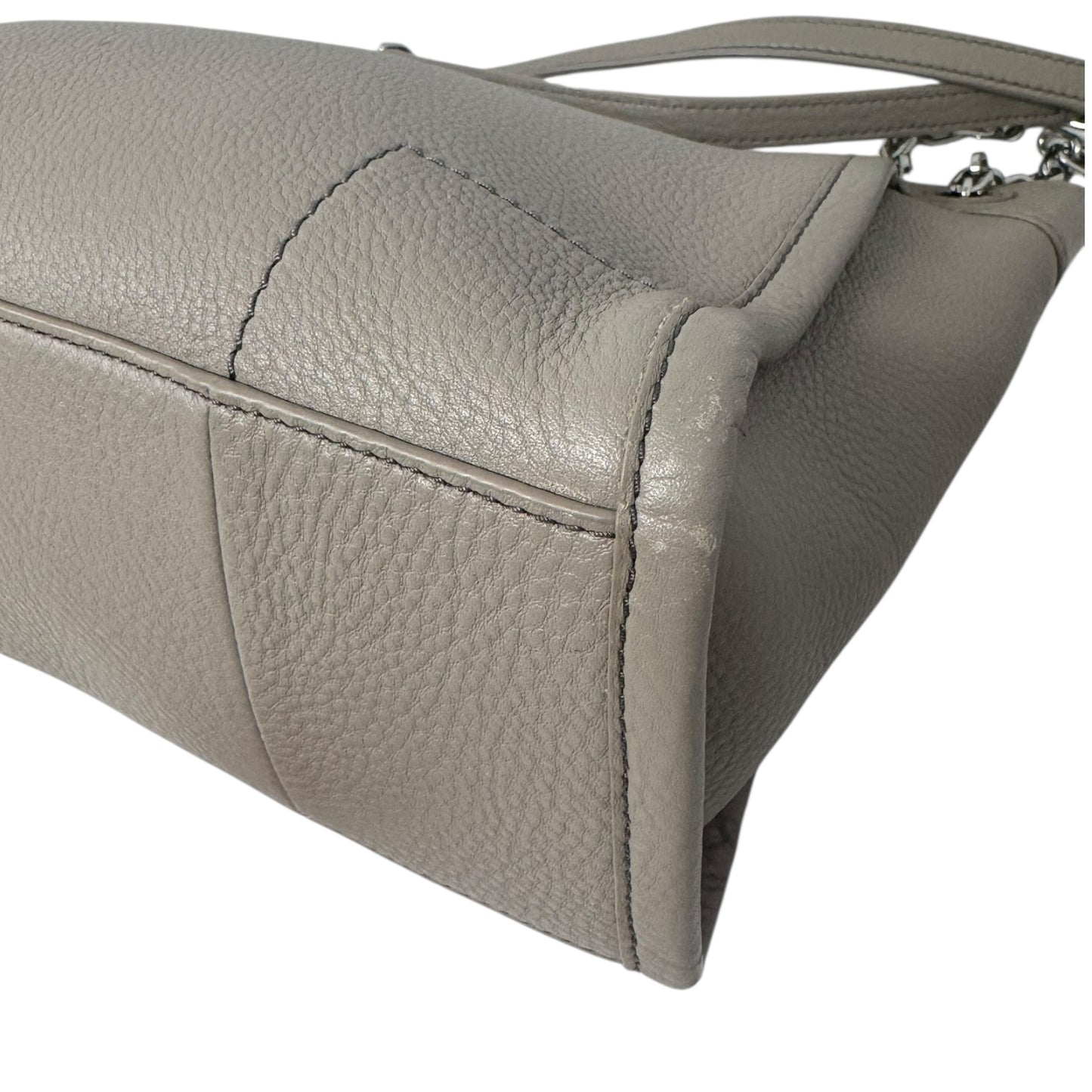 Britten Pebbled Leather Handbag Designer By Tory Burch, Size: Medium