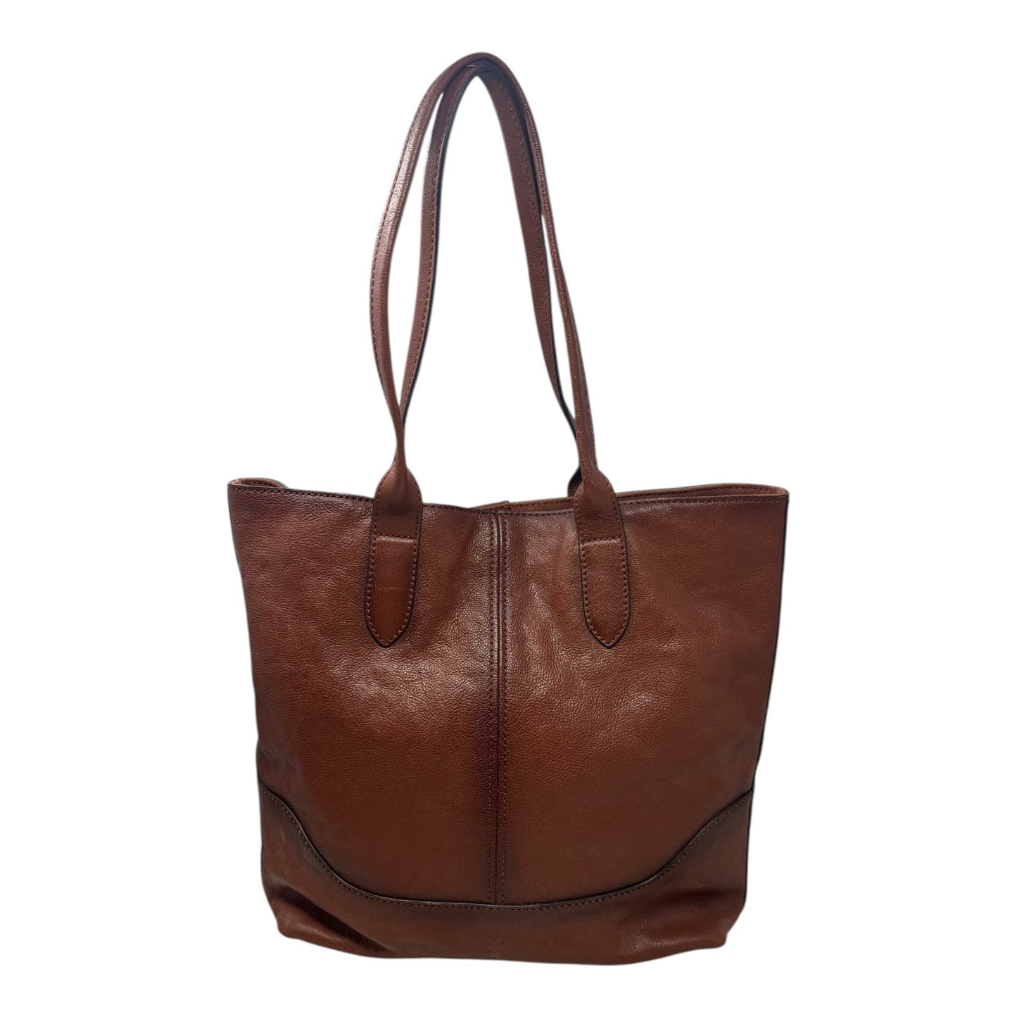 Leather Ring Tote Designer By Frye, Size: Large