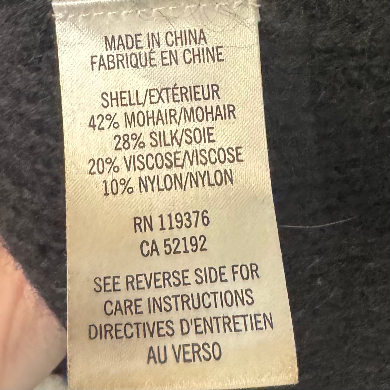 Mohair Sleeveless Sweater By Helmut Lang In Black, Size: S