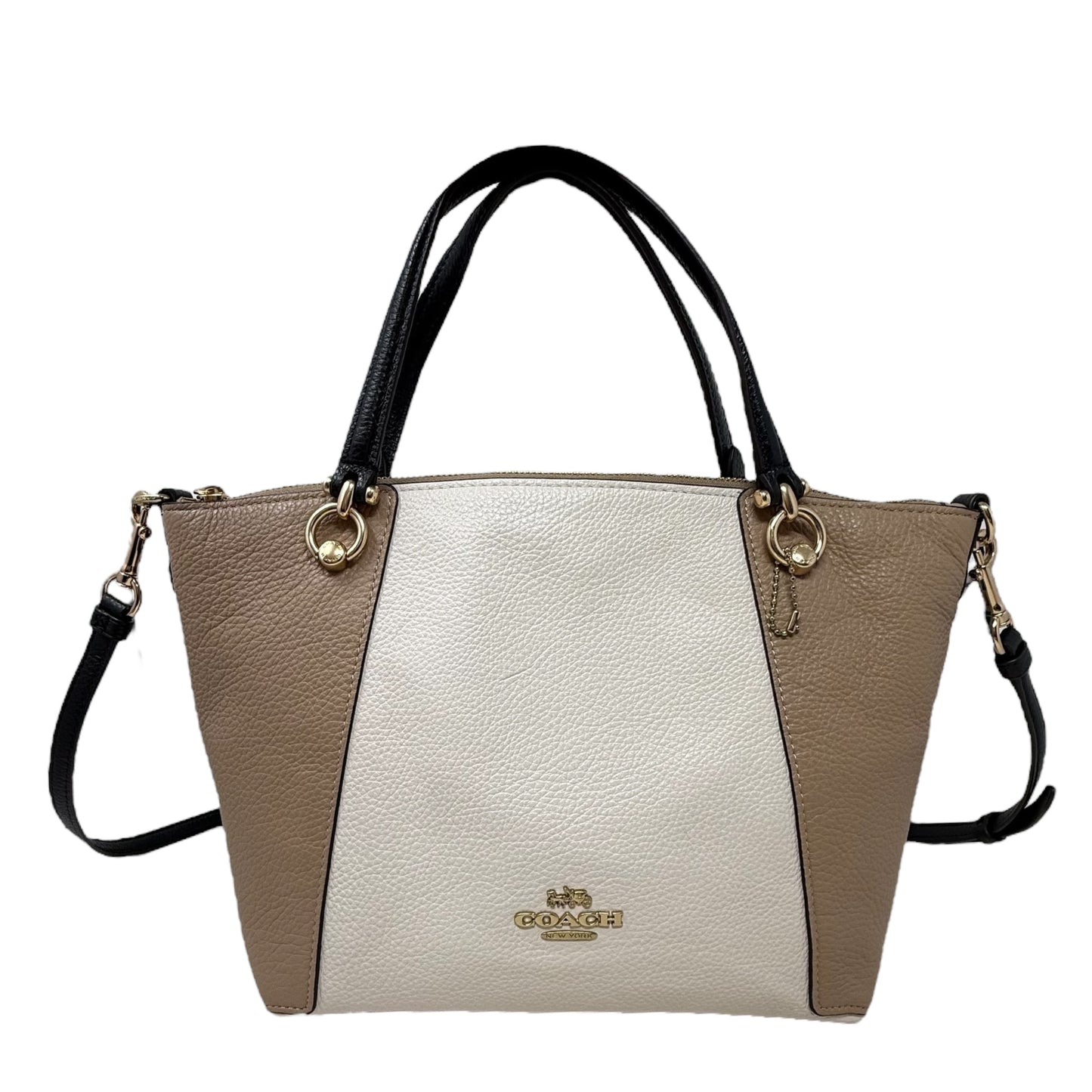 Kacey Satchel Crossbody Designer By Coach In Colorblock Chalk Multi, Size: Medium