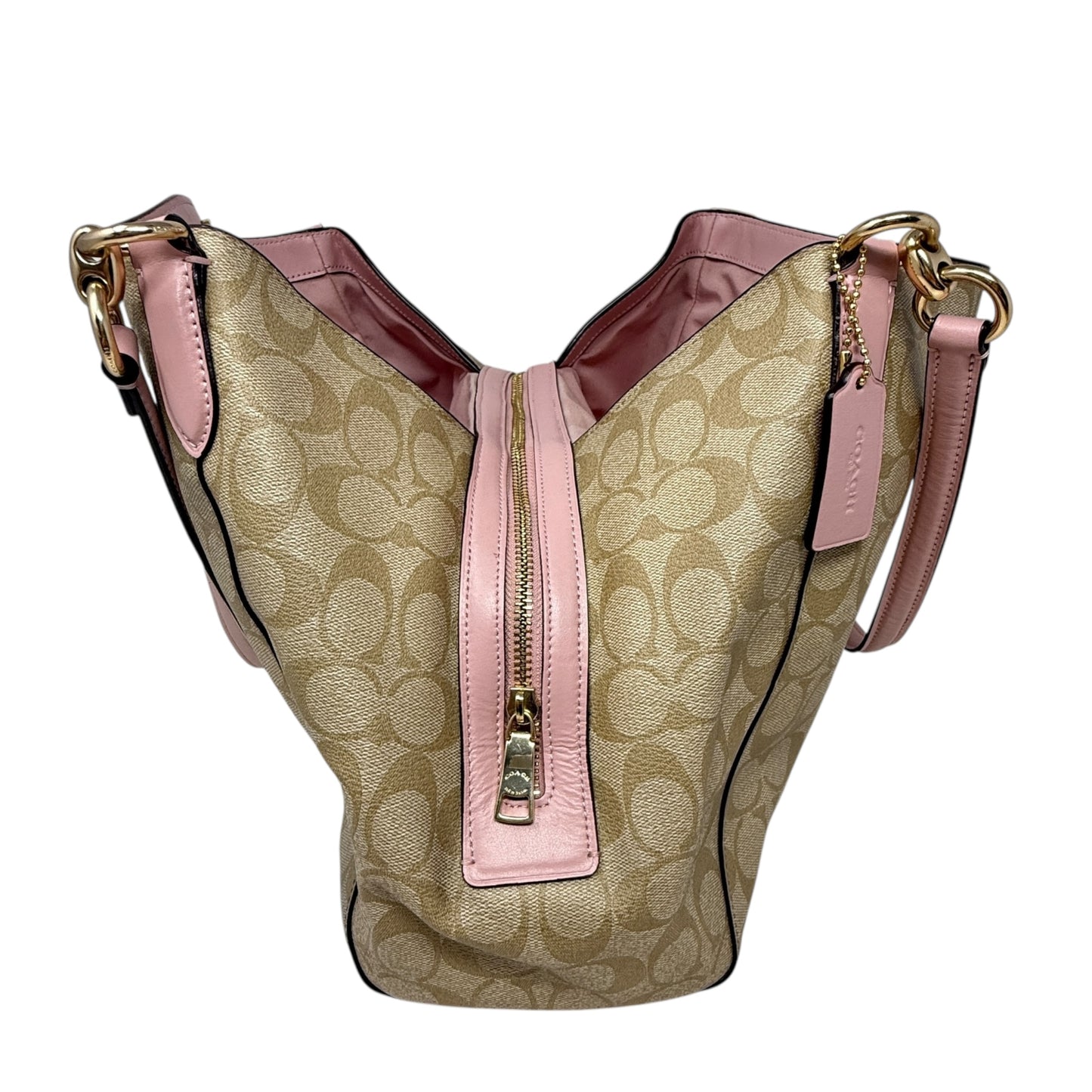 Hallie Shoulder Bag Designer By Coach, Size: Medium