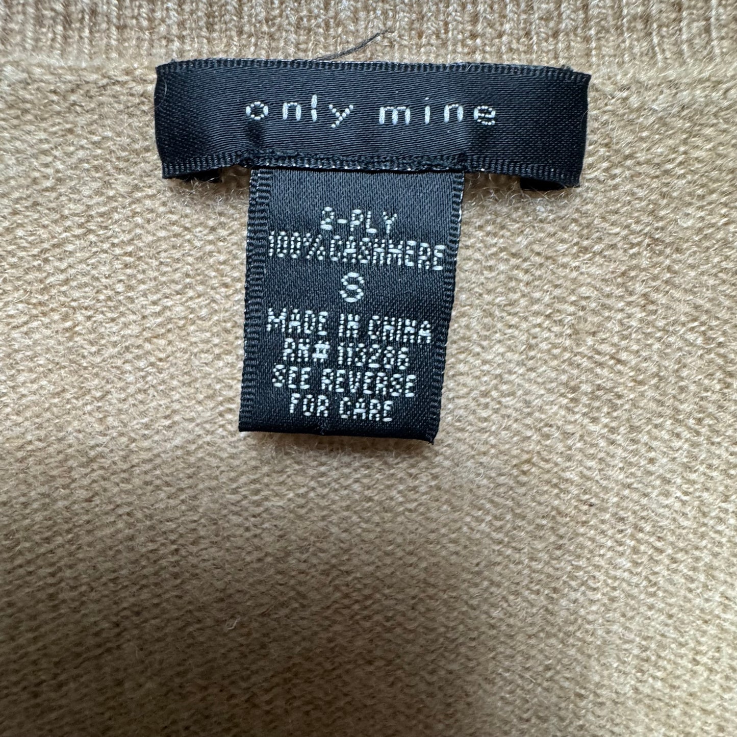 Sweater Cashmere Only Mine In Tan, Size: S