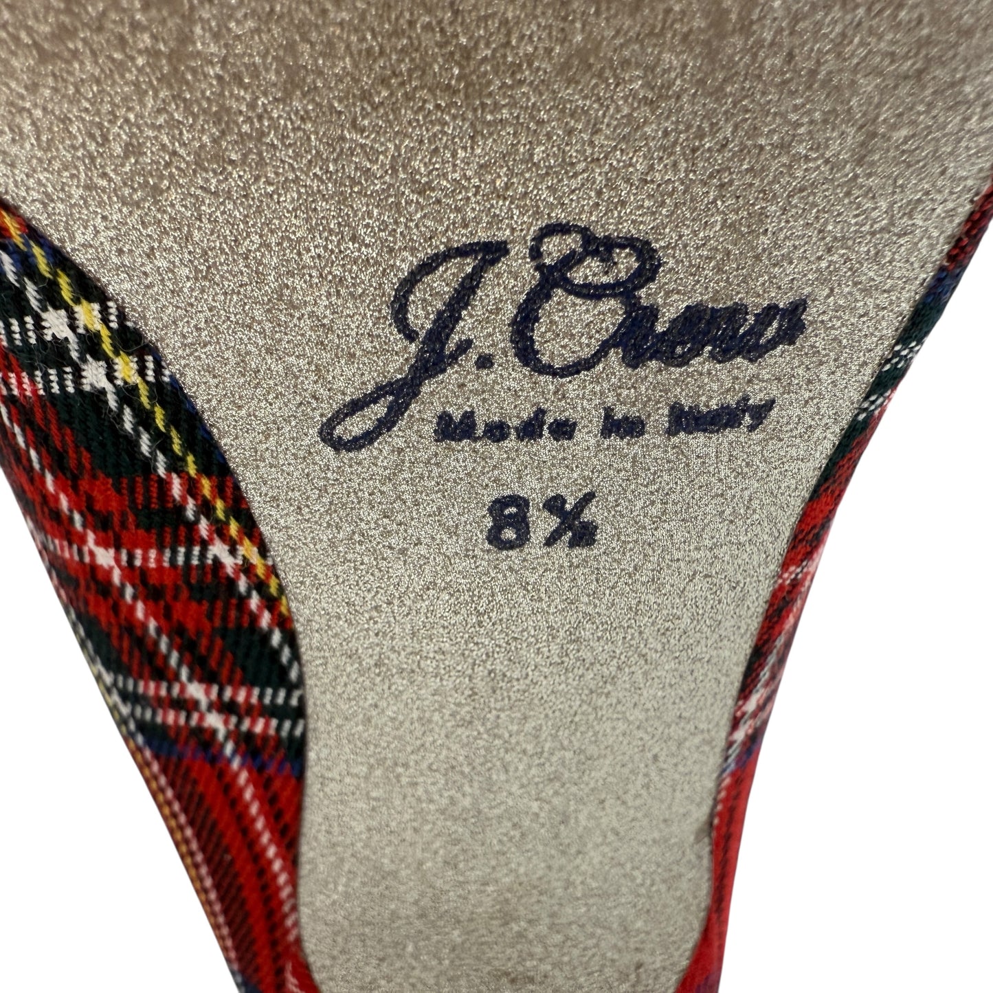 Elsie Tartan Pumps By J. Crew In Plaid Pattern, Size: 8.5