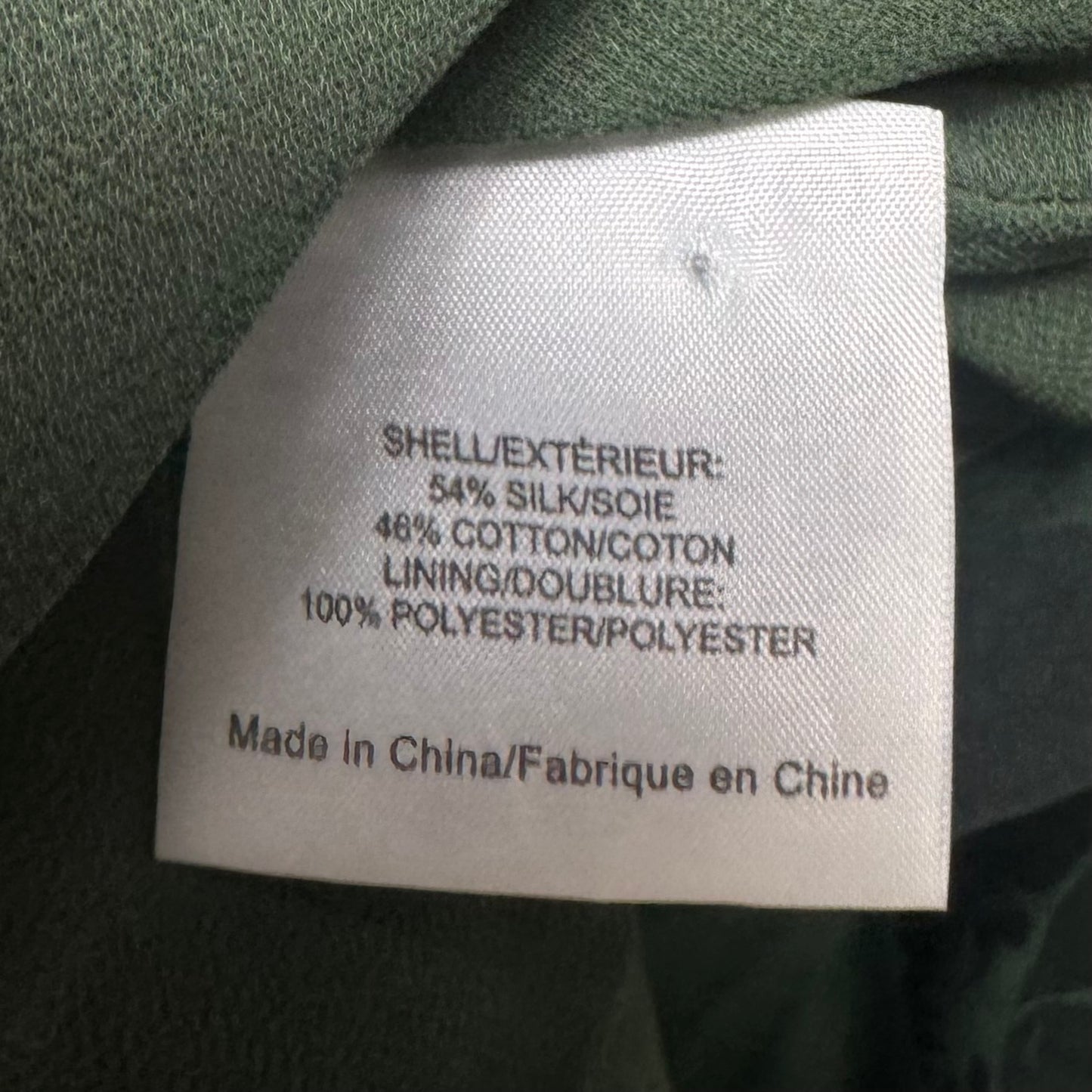 Embellished Silk Blend Top Sleeveless Designer By Tory Burch In Green, Size: 2