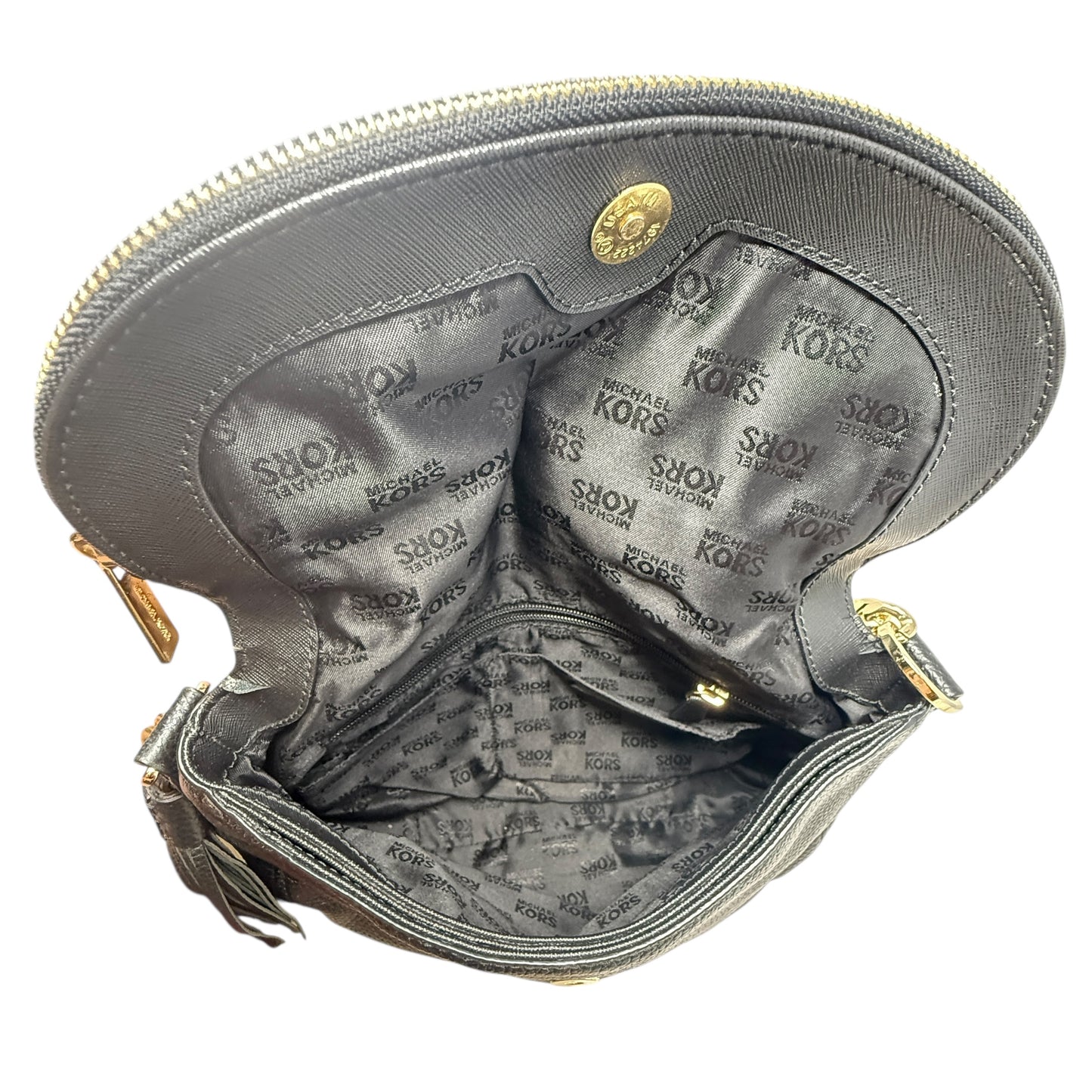 Bedford Tassel Shoulder Bag Designer By Michael Kors, Size: Medium