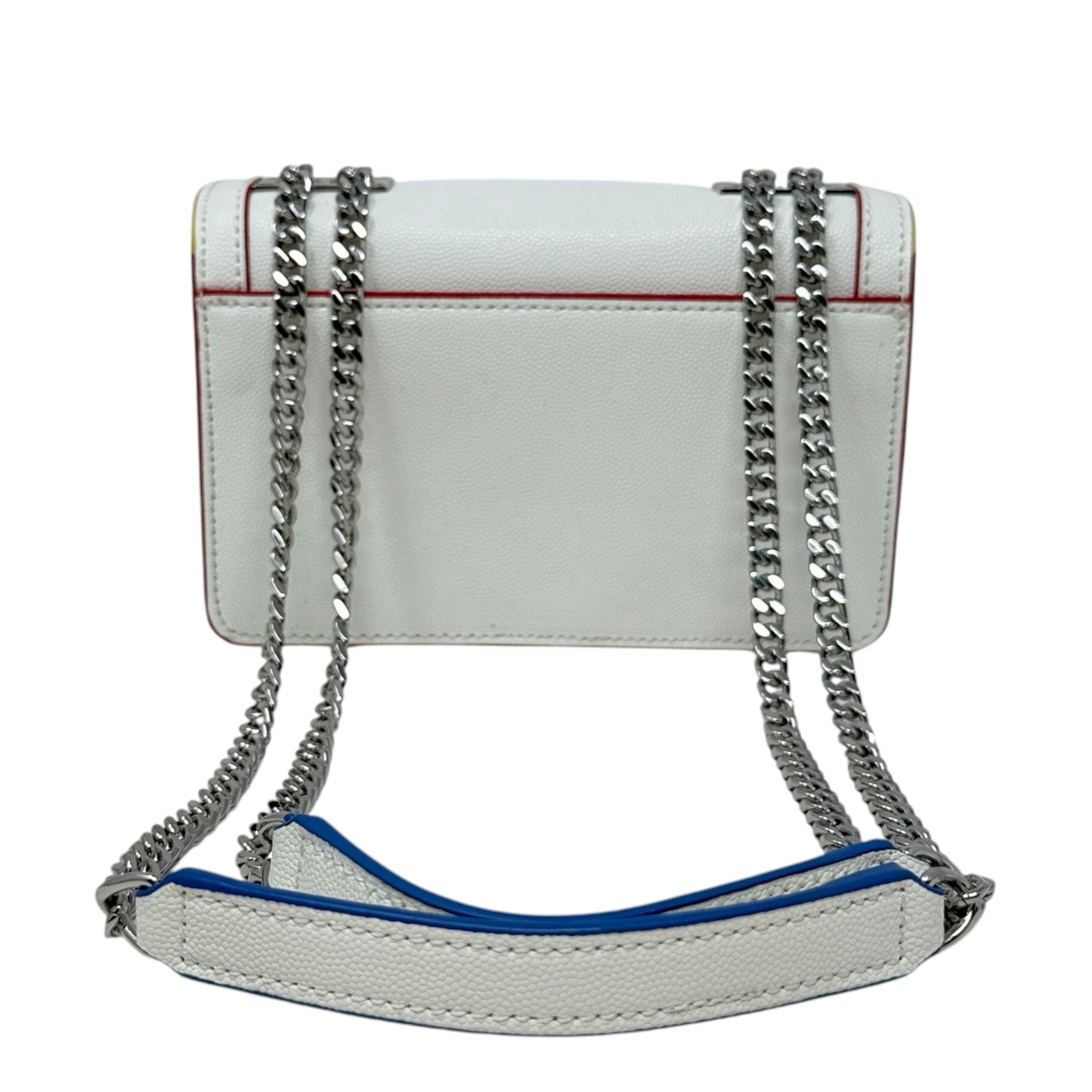Corinne Leather Shoulder Bag Designer By Karl Lagerfeld, Size: Small