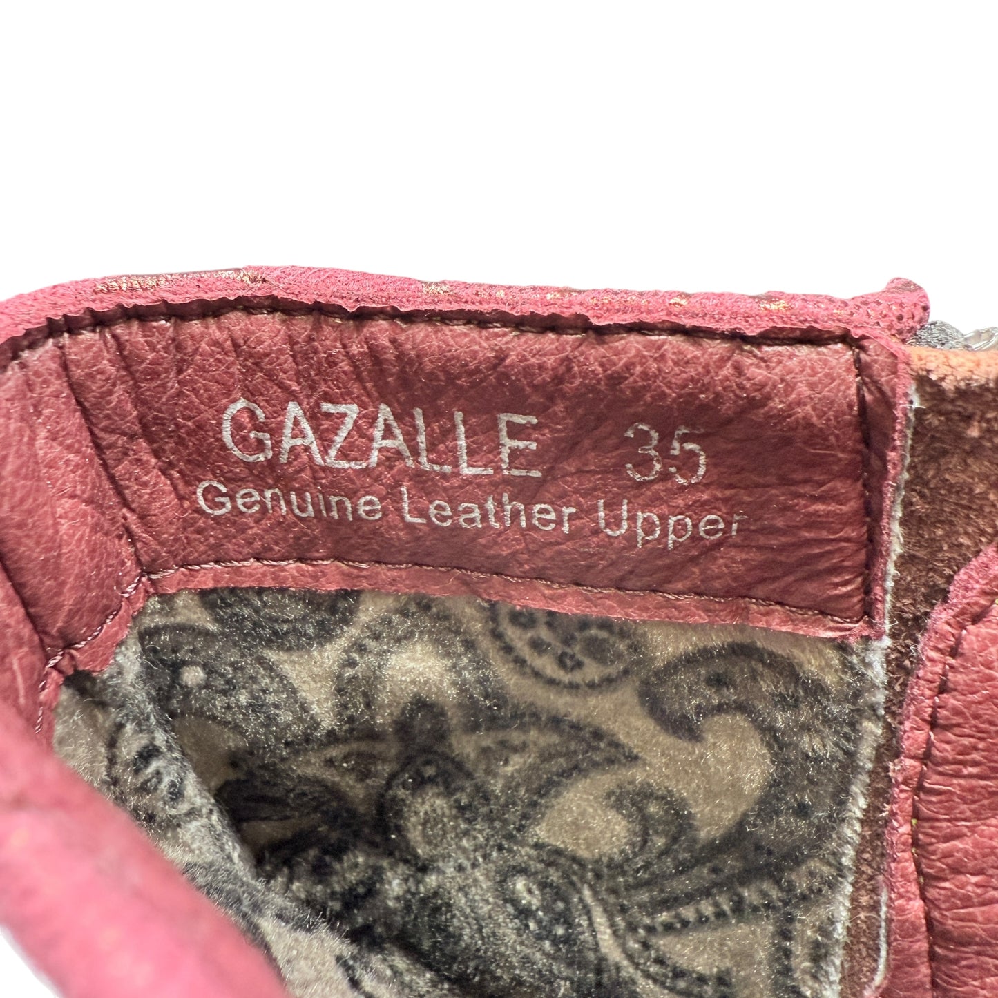 Gazalle Ankle Boots By Spring Step In Plaid Pattern, Size: 5