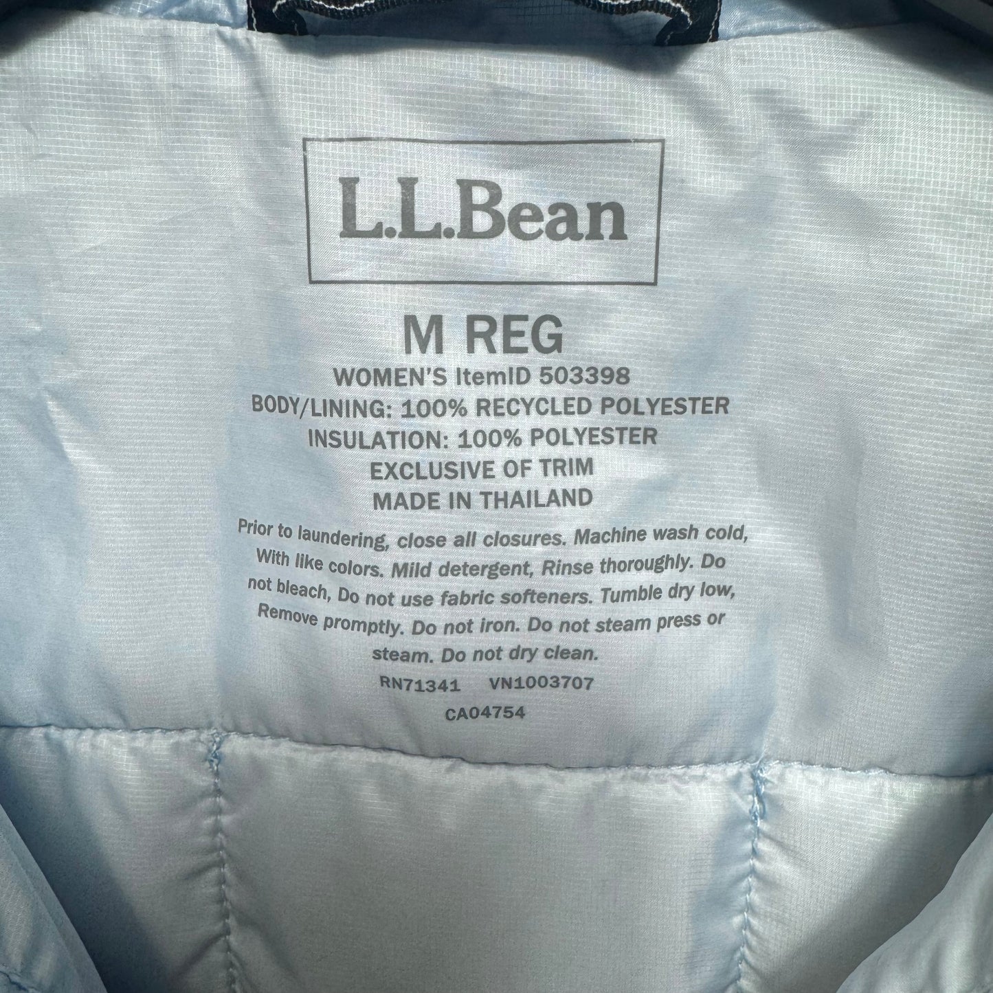 Athletic Jacket By L.l. Bean In Blue, Size: M