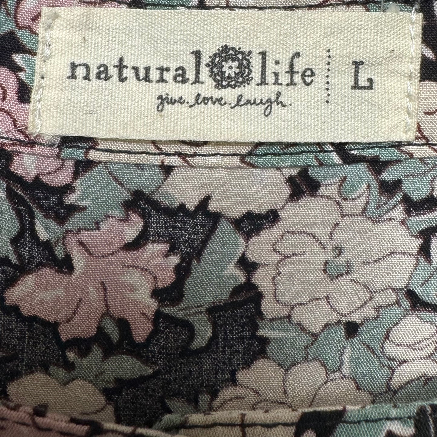 Dress Casual Maxi By Natural Life In Floral Print, Size: L