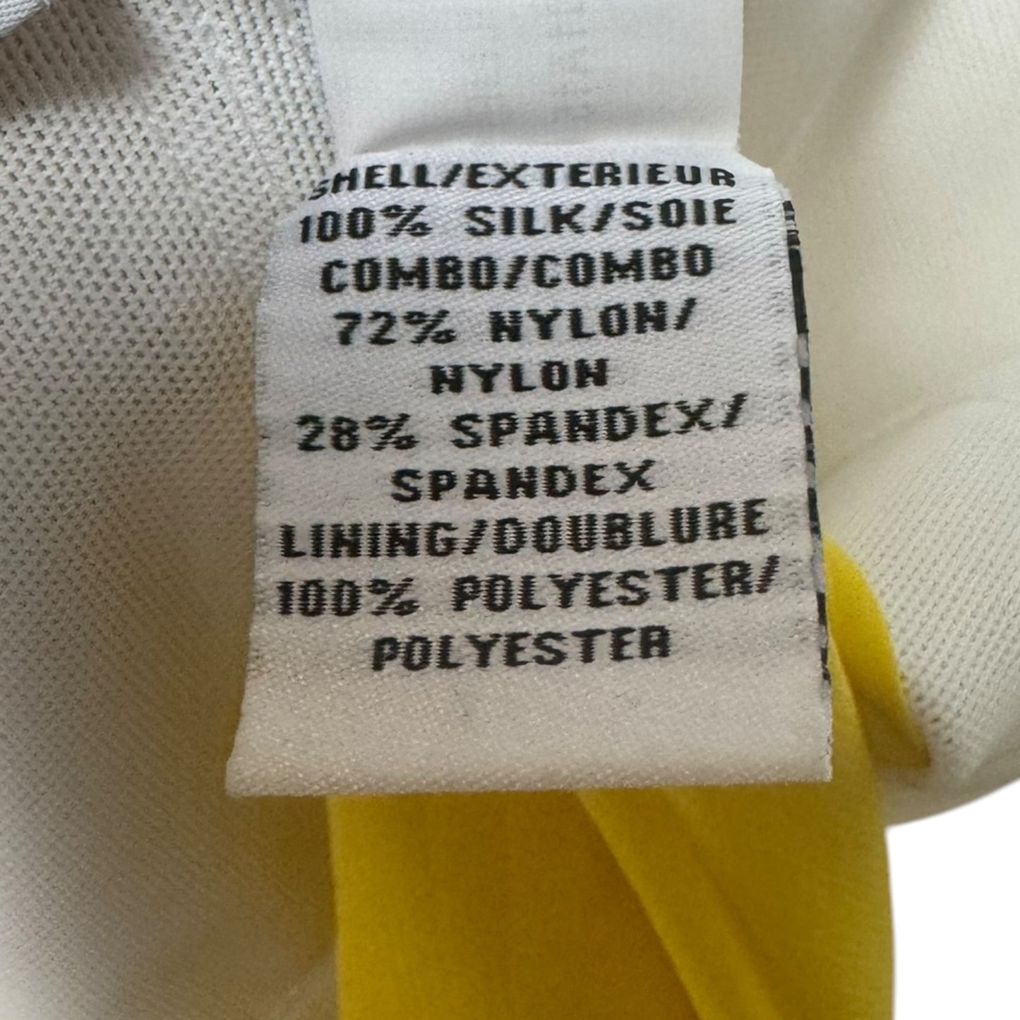 Lillie Silk Chiffon Dress Dress Designer By Diane Von Furstenberg In Sunglight Yellow, Size: 8