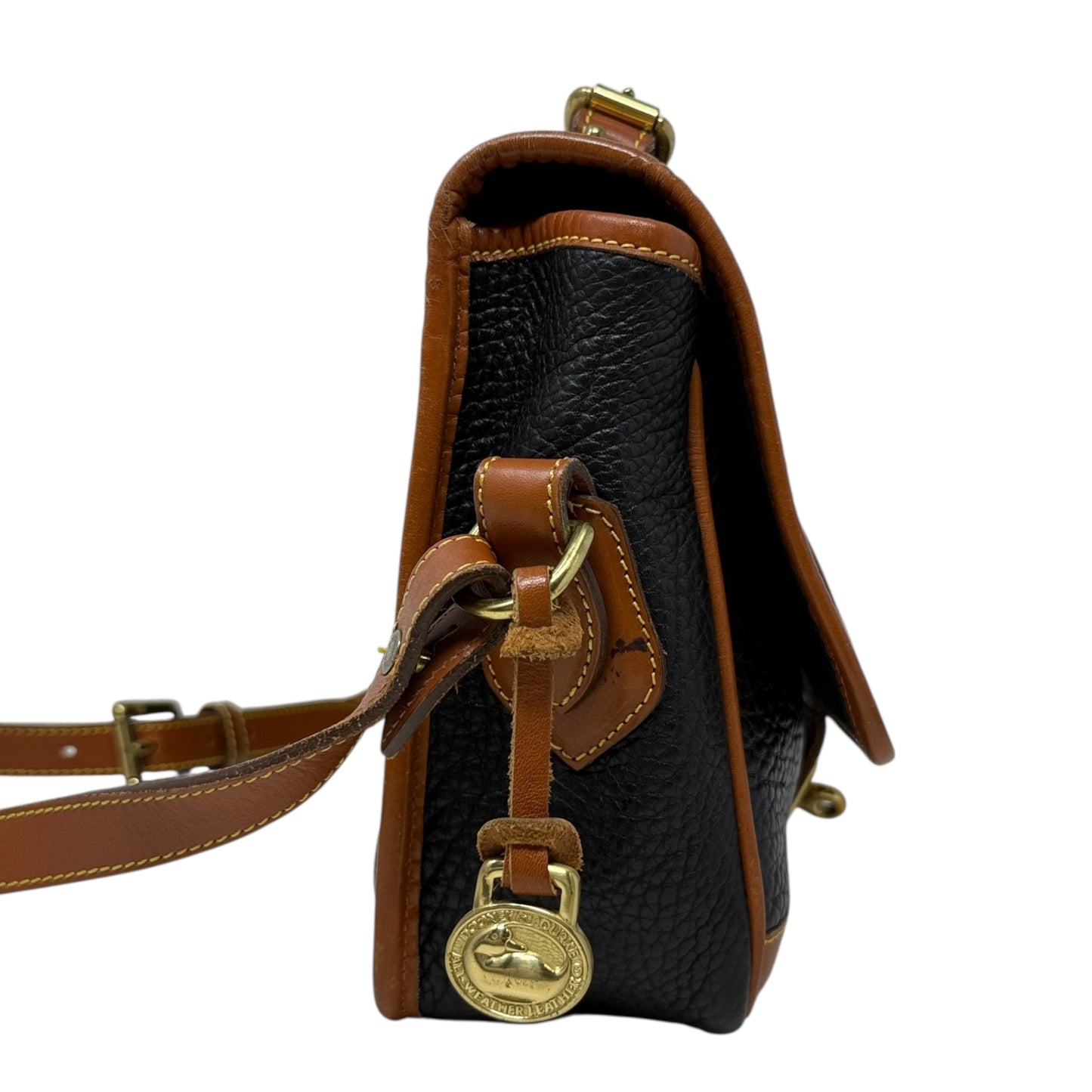 Vintage Carrier Crossbody Designer By Dooney And Bourke, Size: Medium