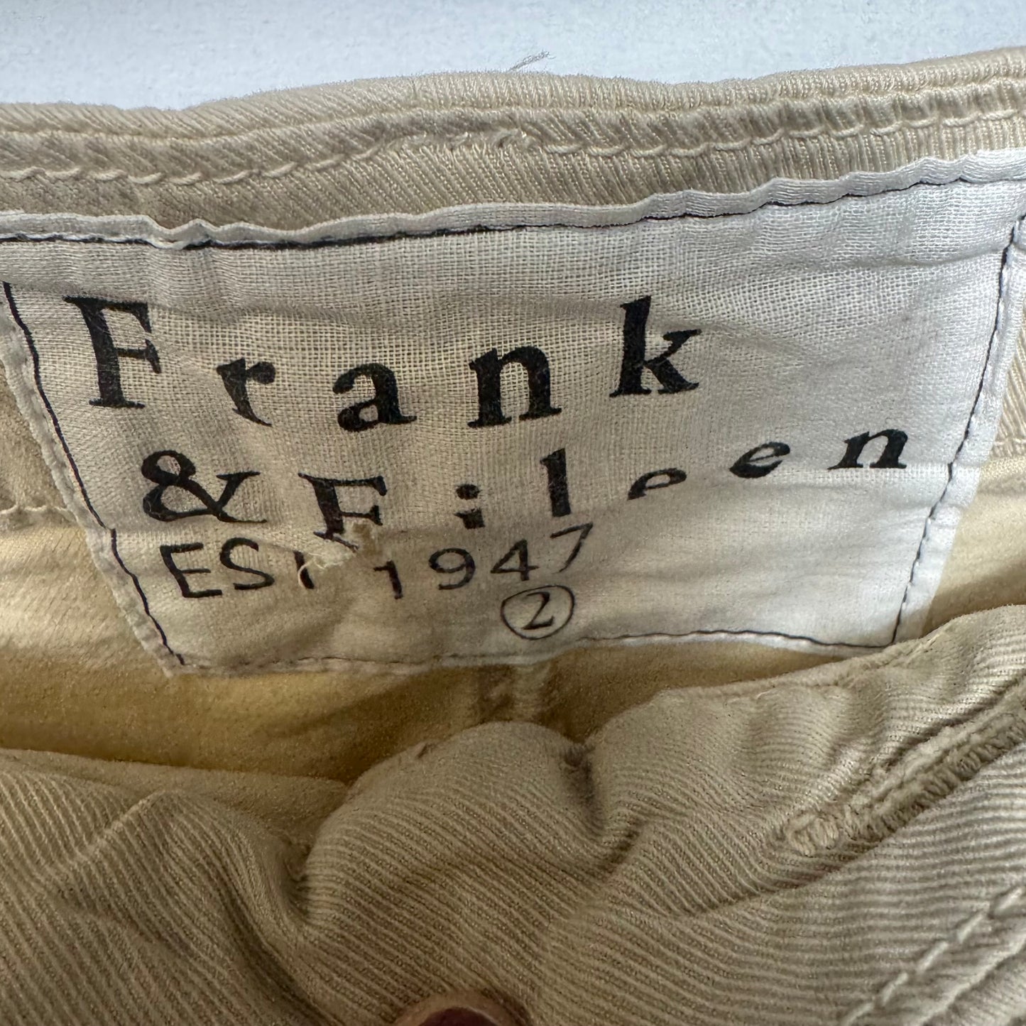 Pants Chinos & Khakis By Frank And Eileen In Tan, Size: 2
