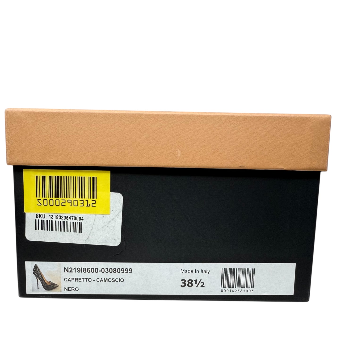 Capretto Camoscio Crystal Embellished Cutout Stiletto Pumps By N° 21 In Black, Size: US 8.5/IT 38.5