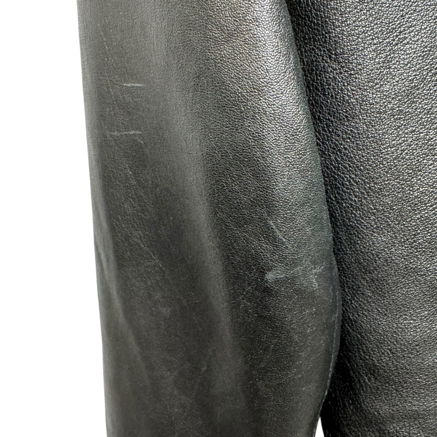 Jacket Leather By Helmut Lang In Black, Size: S