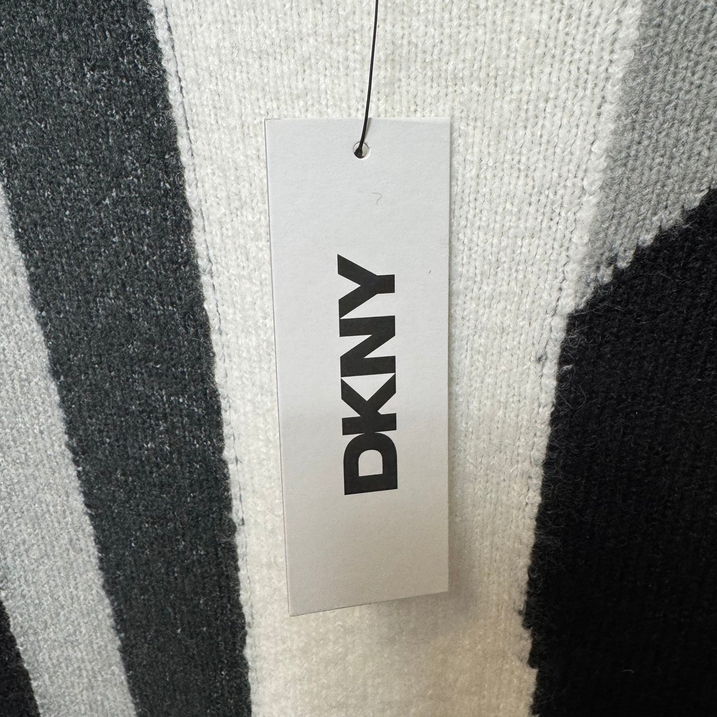 Sweater By Dkny In Dark Charcoal Grey mlt, Size: L