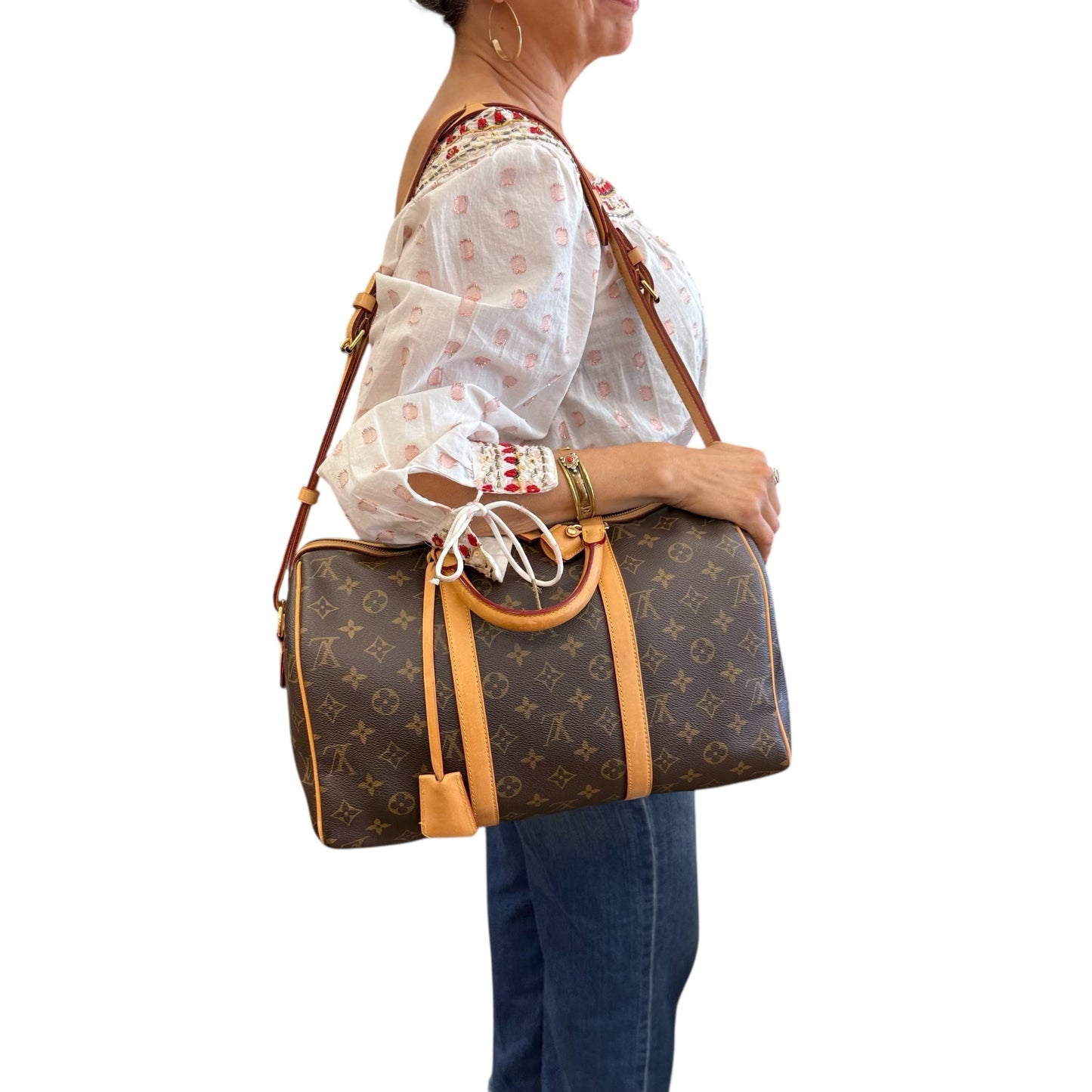 Limited Edition Monogram Canvas Sofia Coppola SC Bag Luxury Designer By Louis Vuitton, Size: Large