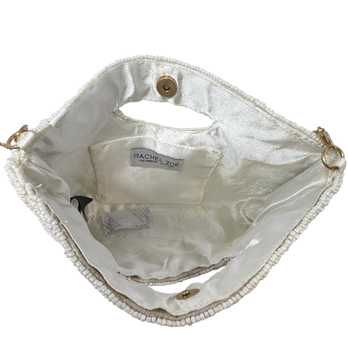 Beaded Donut Clutch Evening Bag By Rachel Zoe, Size: Small