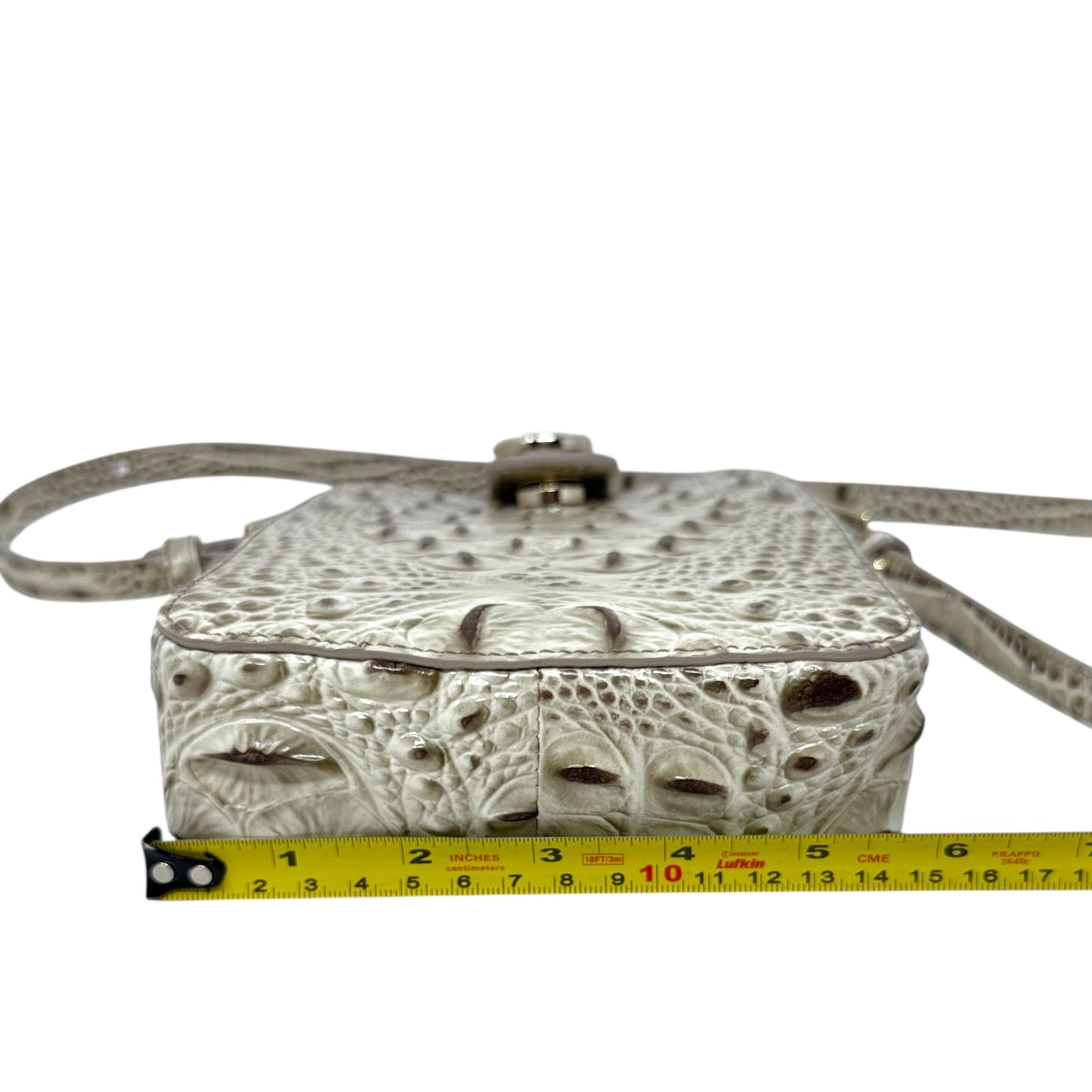 Marley Melbourne Leather Crossbody Designer By Brahmin, Size: Medium