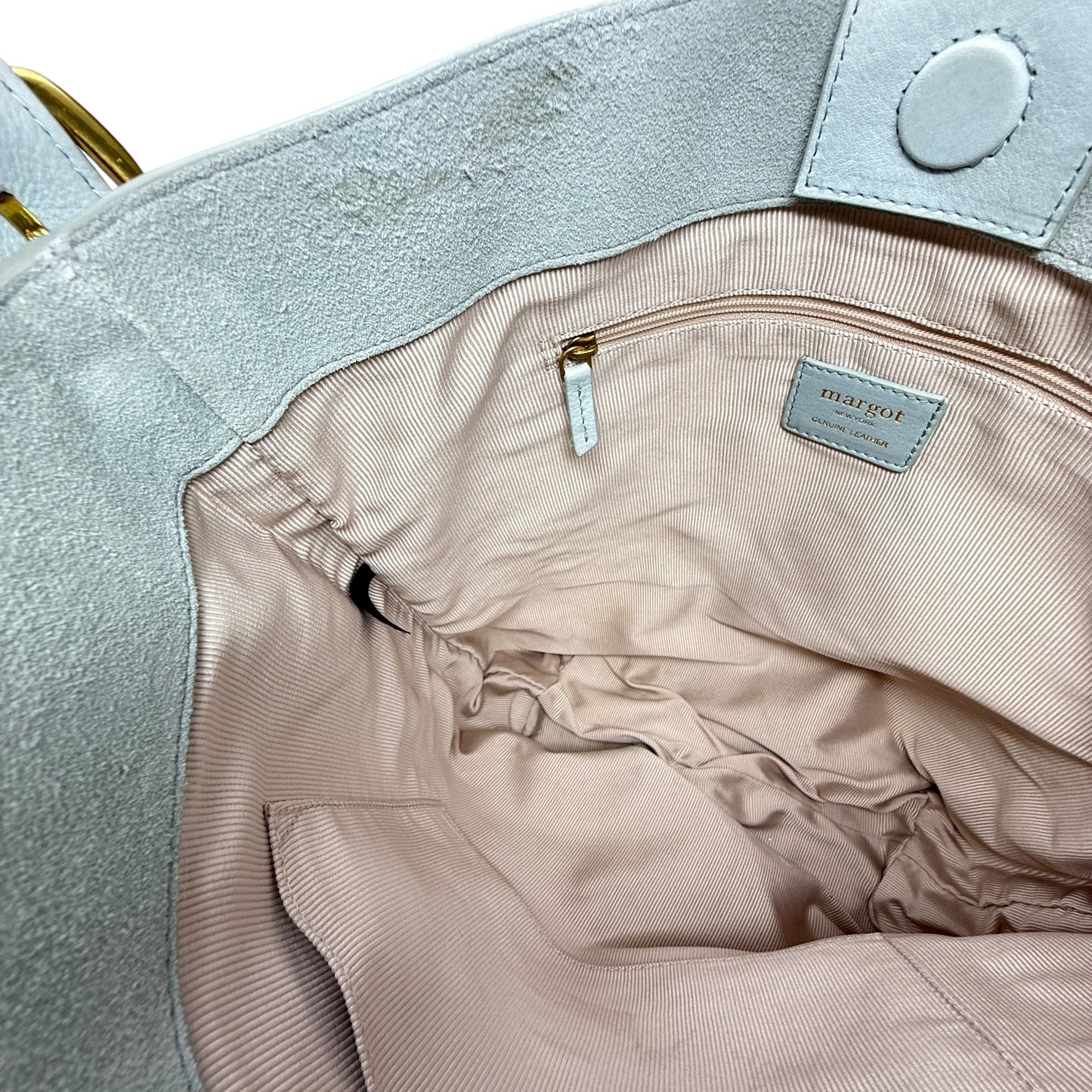 Kaye Suede Bucket Tote By Margot, Size: Medium