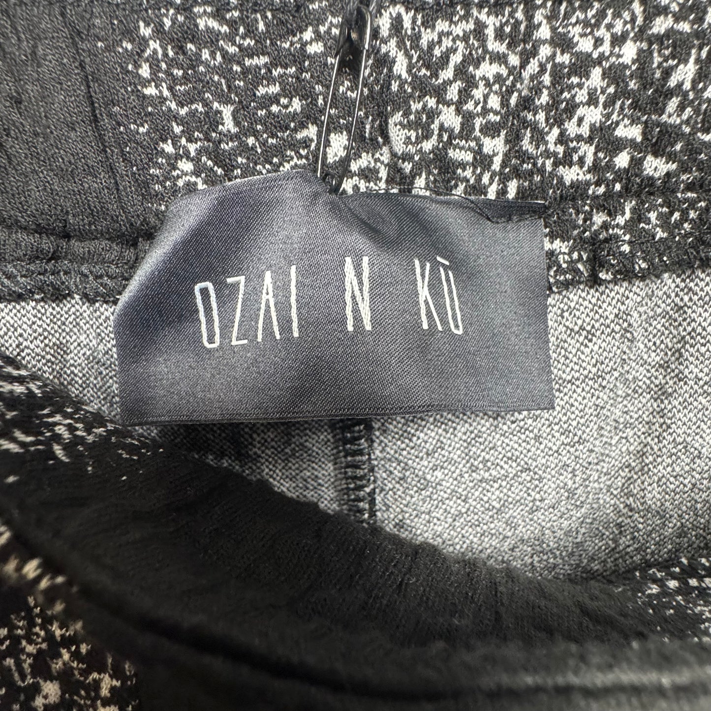 Pants Lounge By Ozai n Ku In Black & White, Size: Xl