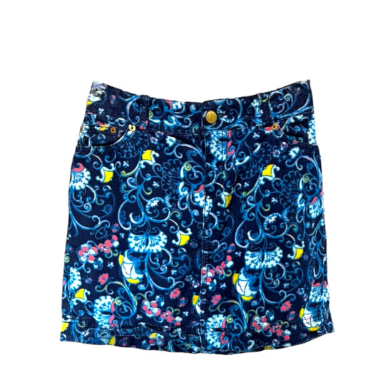 Corey Skirt Designer Lilly Pulitzer In True Navy Mainline, Size 0