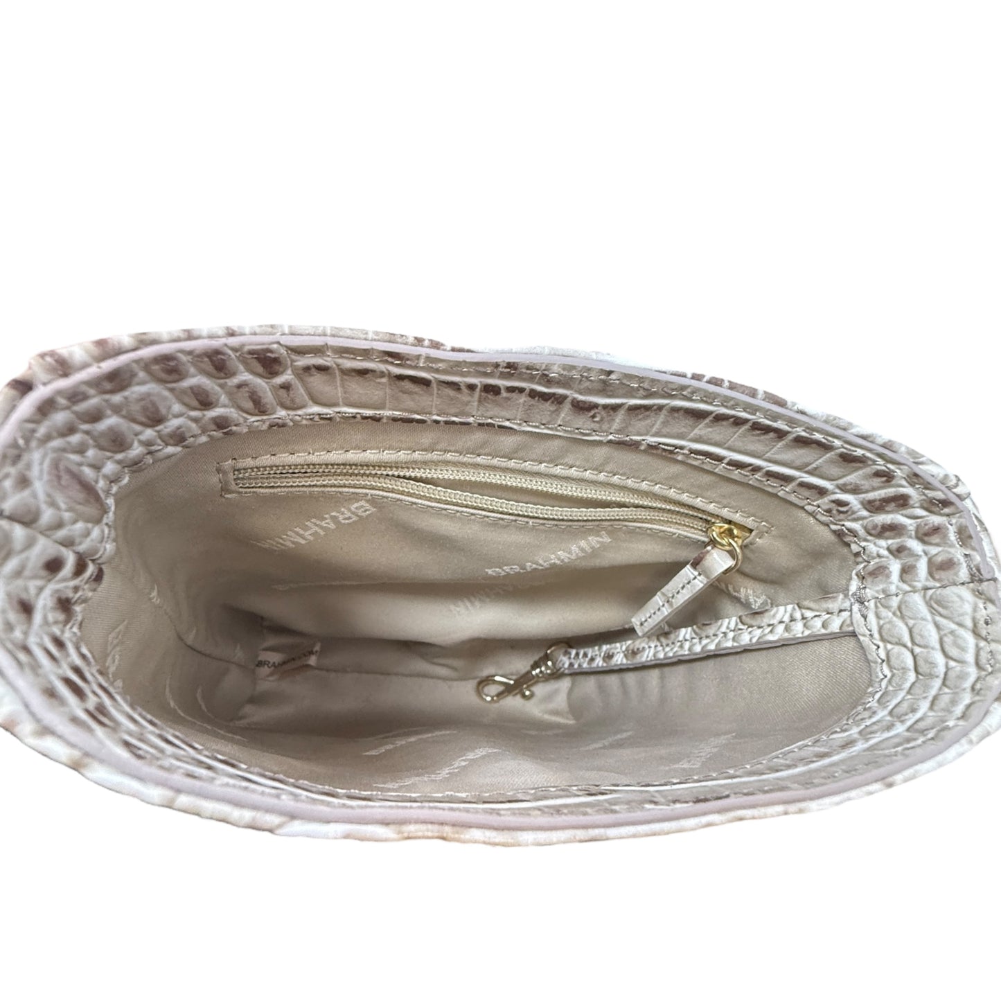 Marley Melbourne Leather Crossbody Designer By Brahmin, Size: Medium
