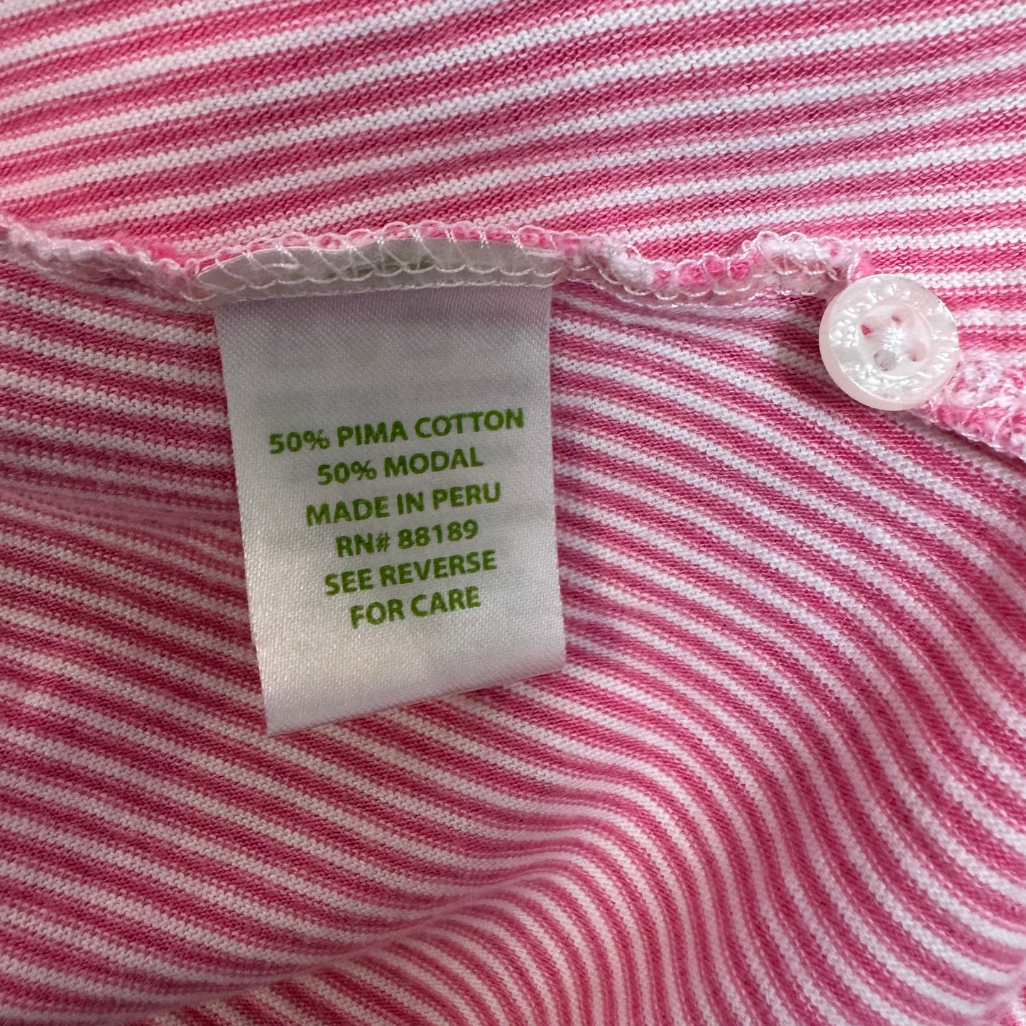 Top Sleeveless Designer By Lilly Pulitzer In Striped Pattern, Size: Xl