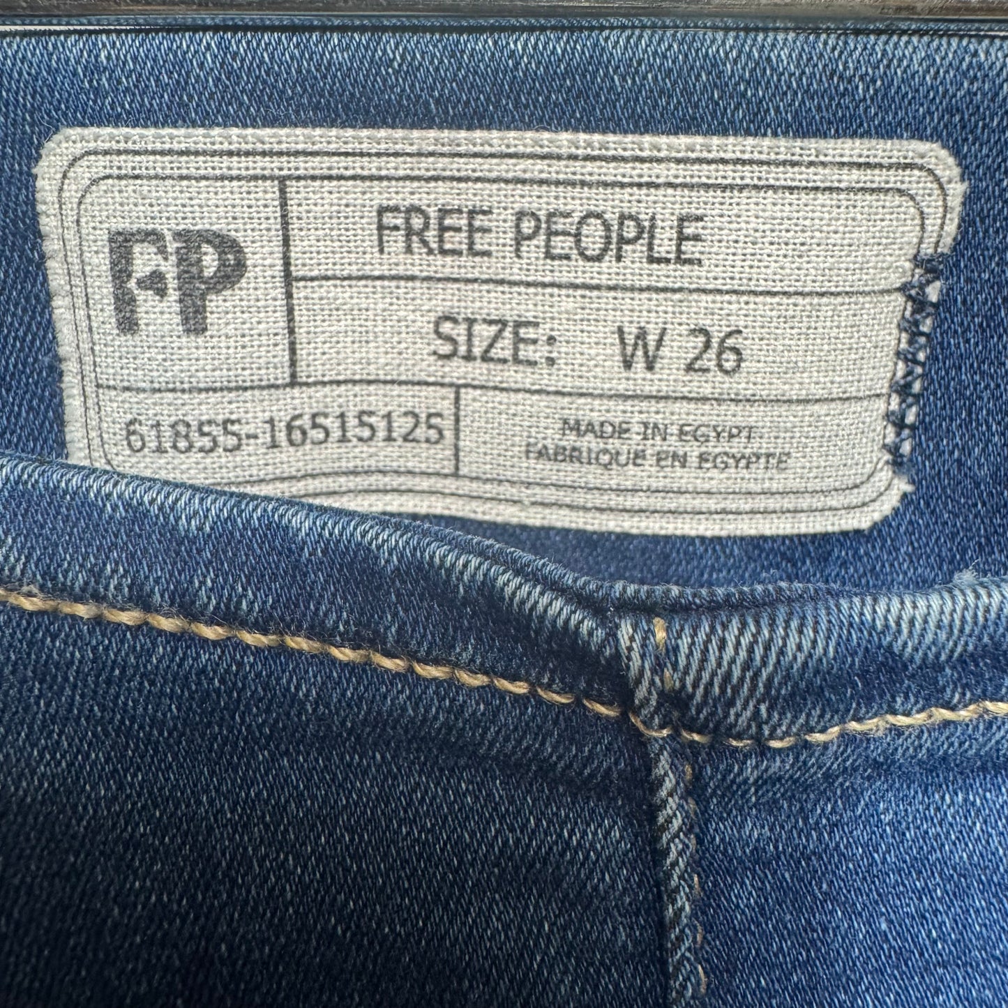 Jeans Jeggings By Free People In Blue Denim, Size: 2/26