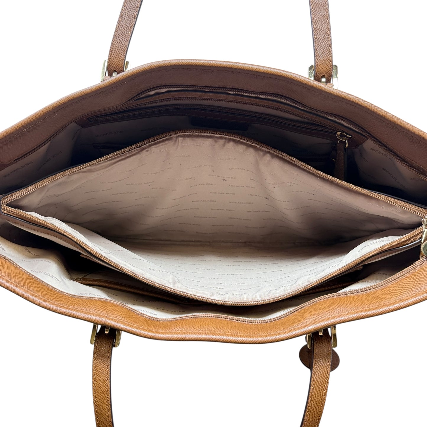 Jet Set Multifunction Saffiano Leather Tote By Michael By Michael Kors, Size: Large