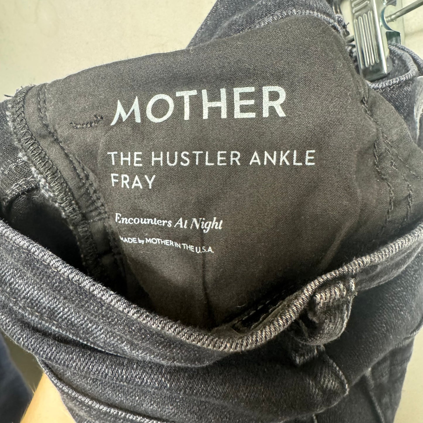 The Hollister Ankle Fray Jeans Boot Cut By Mother In Encounters At Night, Size: 4
