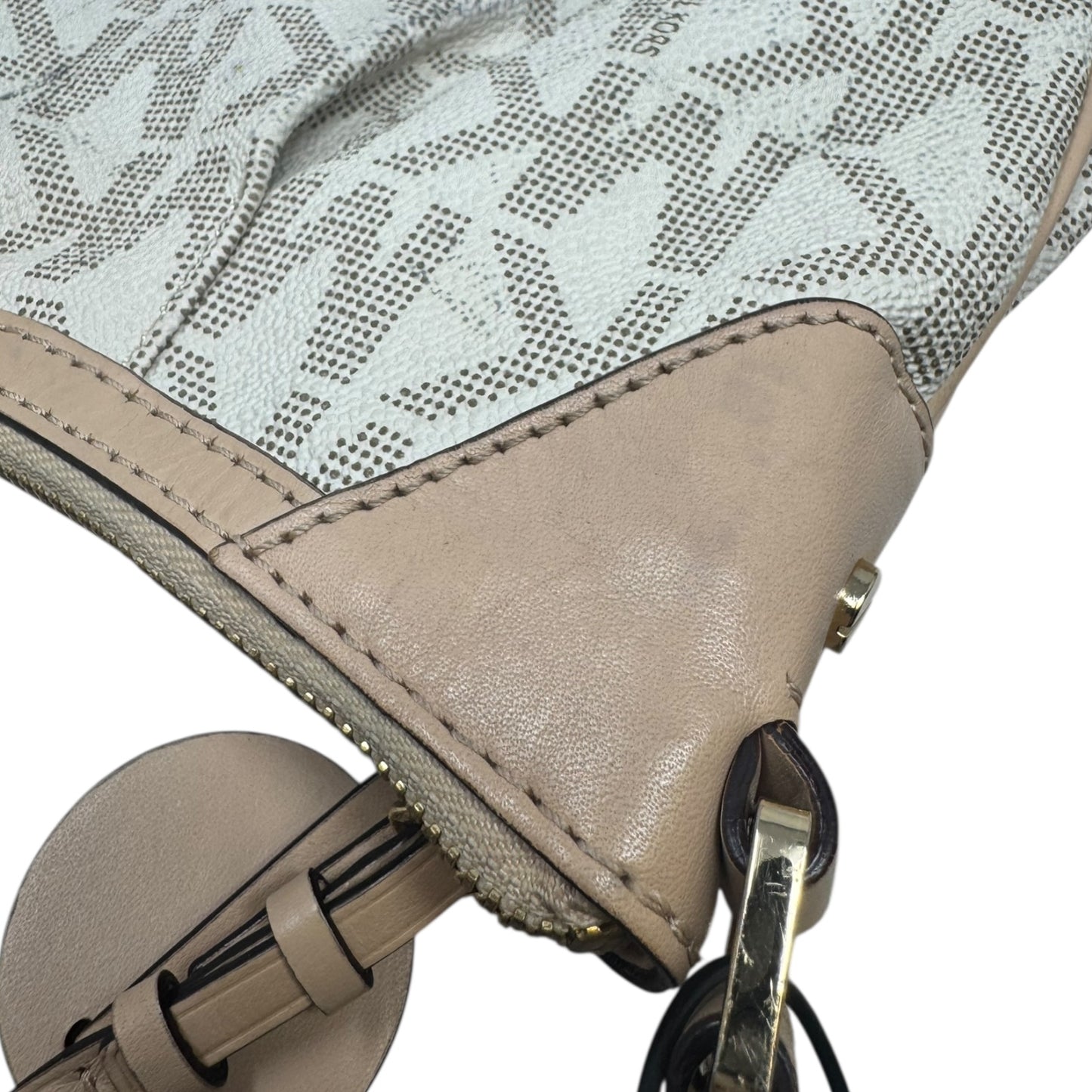 Logo Shoulder Handbag Designer By Michael Kors, Size: Medium