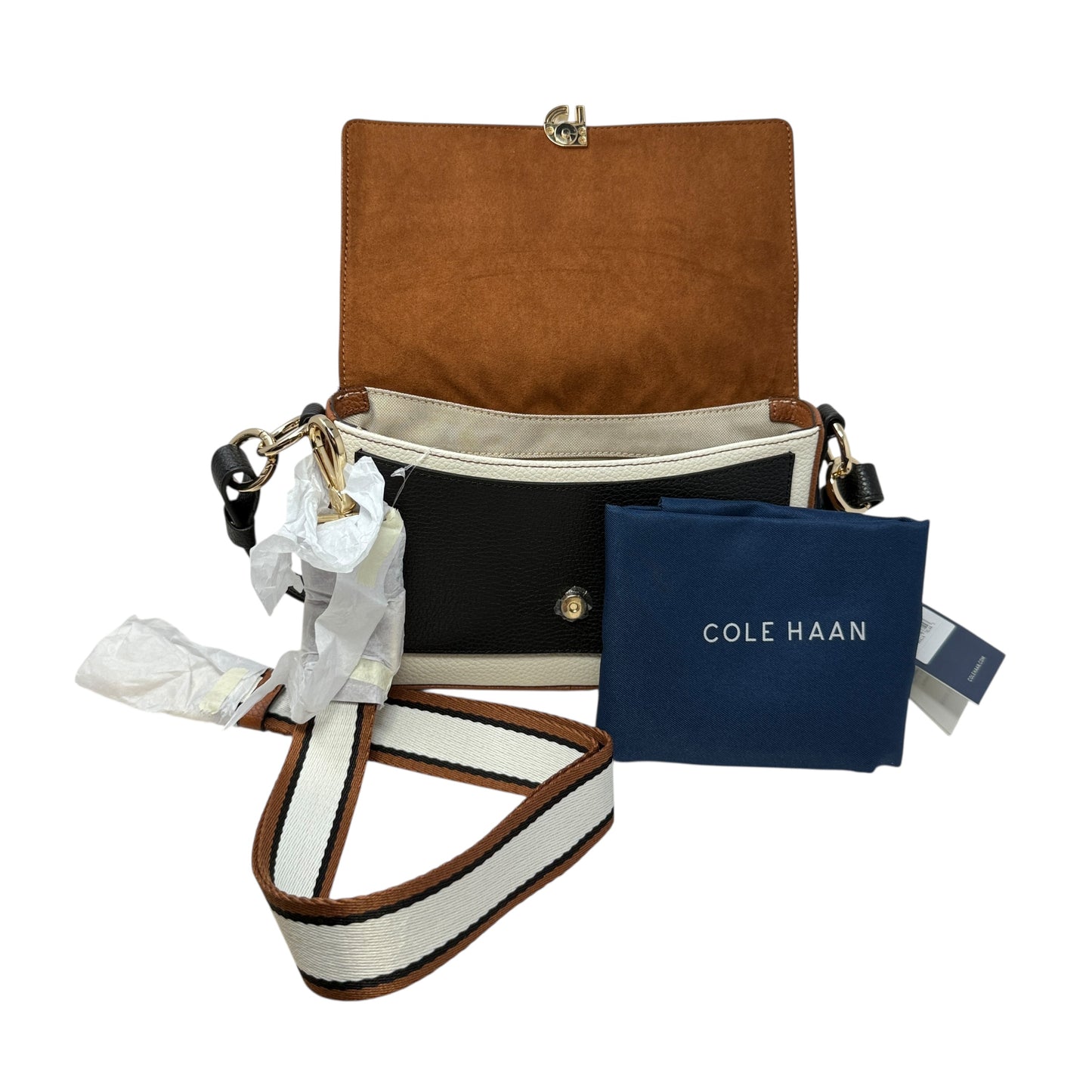 Grand Series Leather Mini Shoulder Bag By Cole-haan, Size: Medium