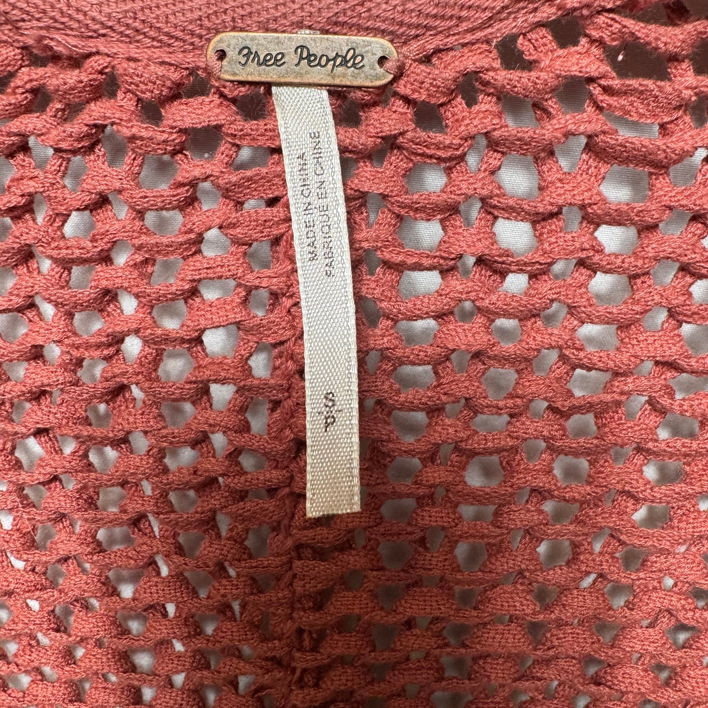 Sweater Cardigan By Free People In Pink, Size: S