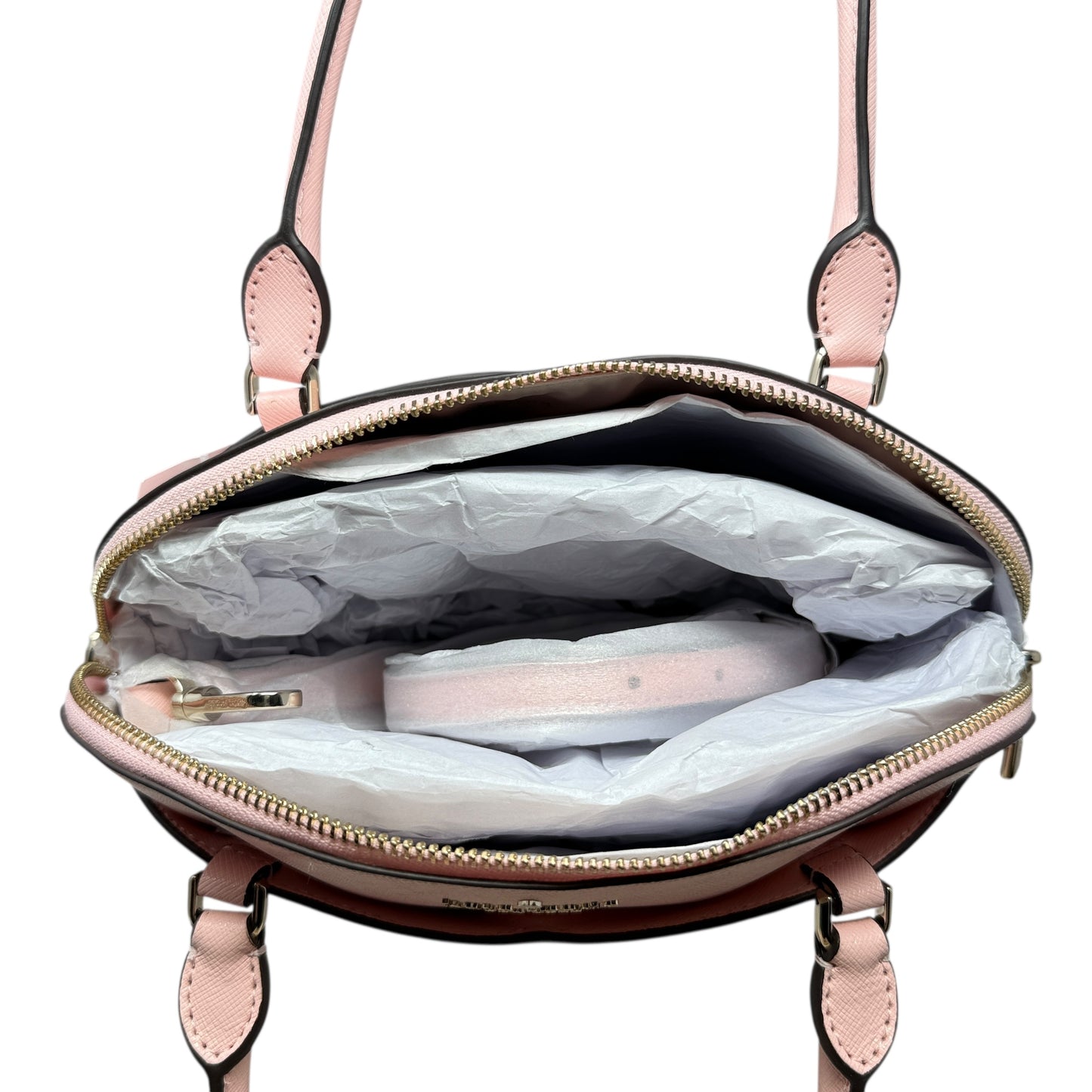 Payton Dome Saffiano Leather Satchel In Peony Pink Designer By Kate Spade, Size: Medium