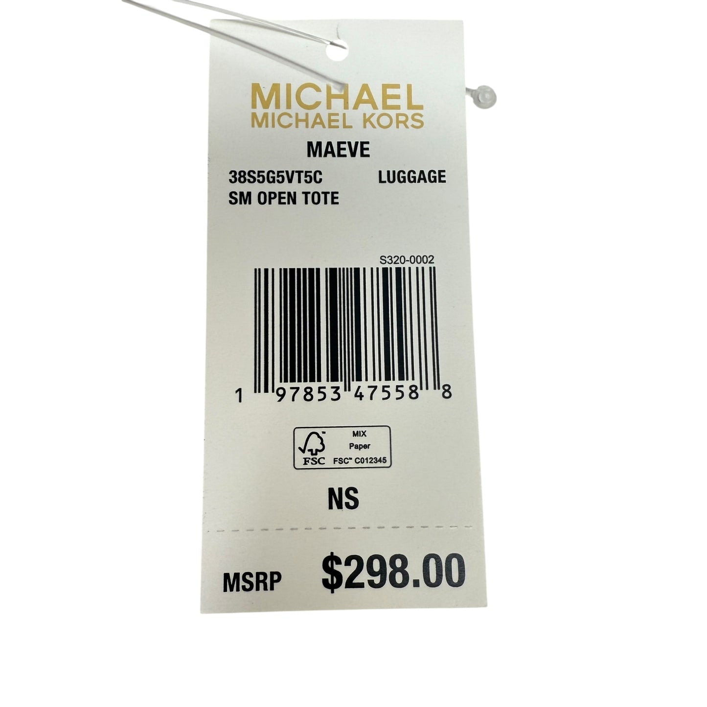 Maeve Open Tote Designer By Michael Kors, Size: Medium