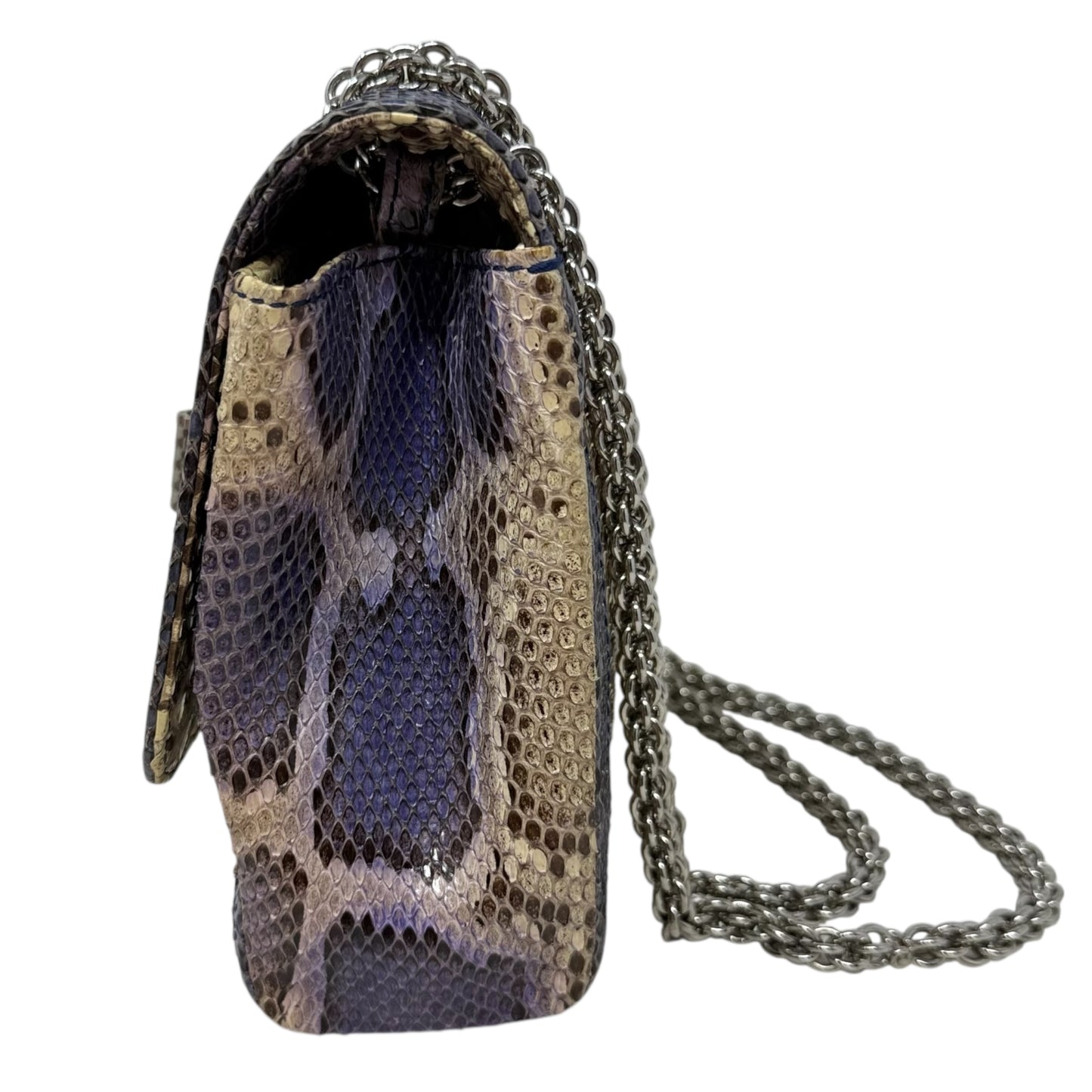 Sweet Charity Python Shoulder Bag Luxury Designer By Christian Louboutin, Size: Medium