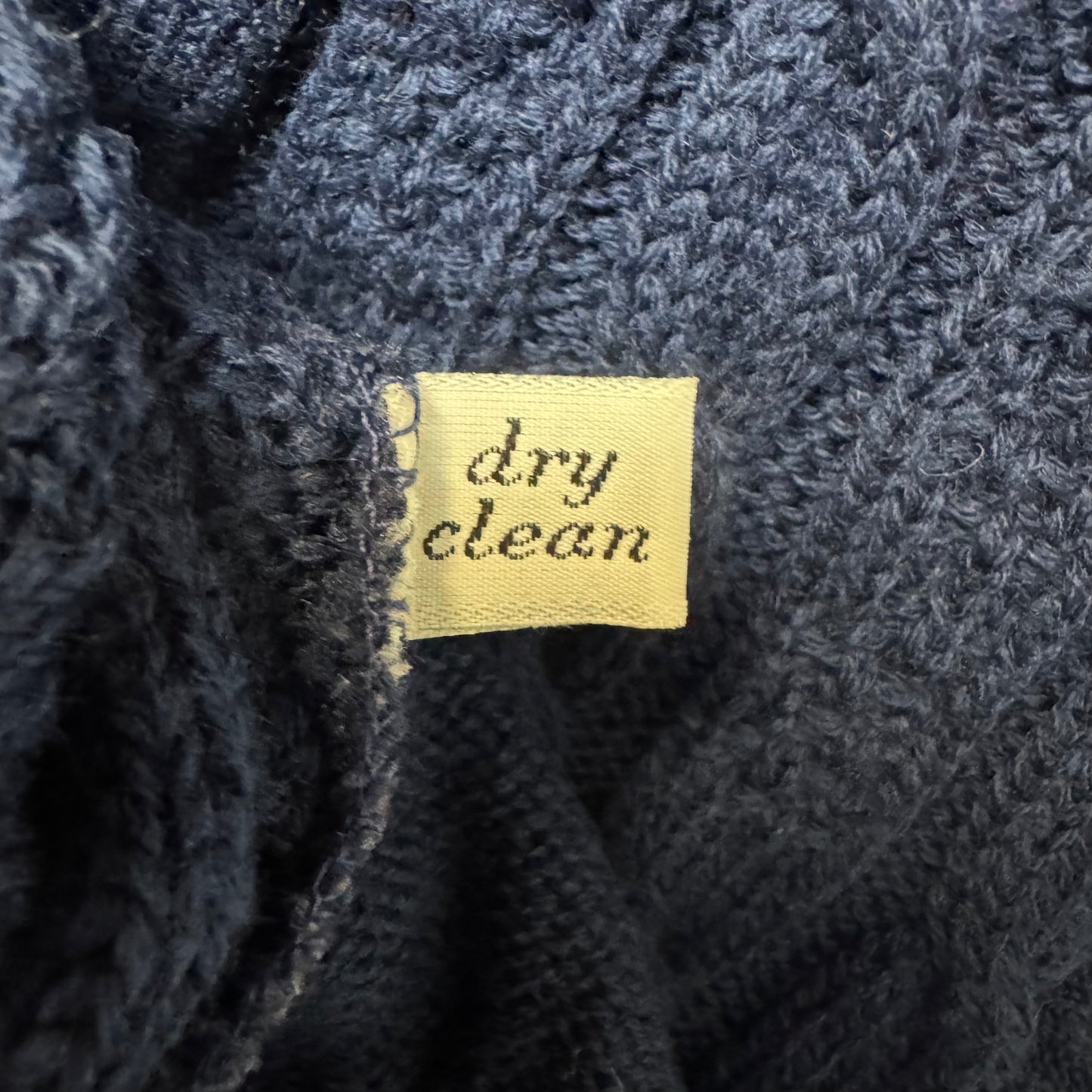 Virgin Wool Vest Sweater By Pendleton In Blue, Size: S