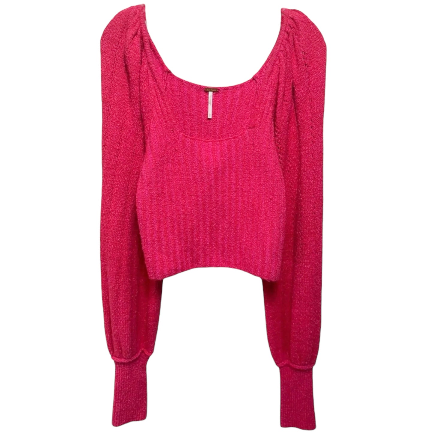 Katie Pullover Sweater By Free People In Magenta Cherry, Size: M
