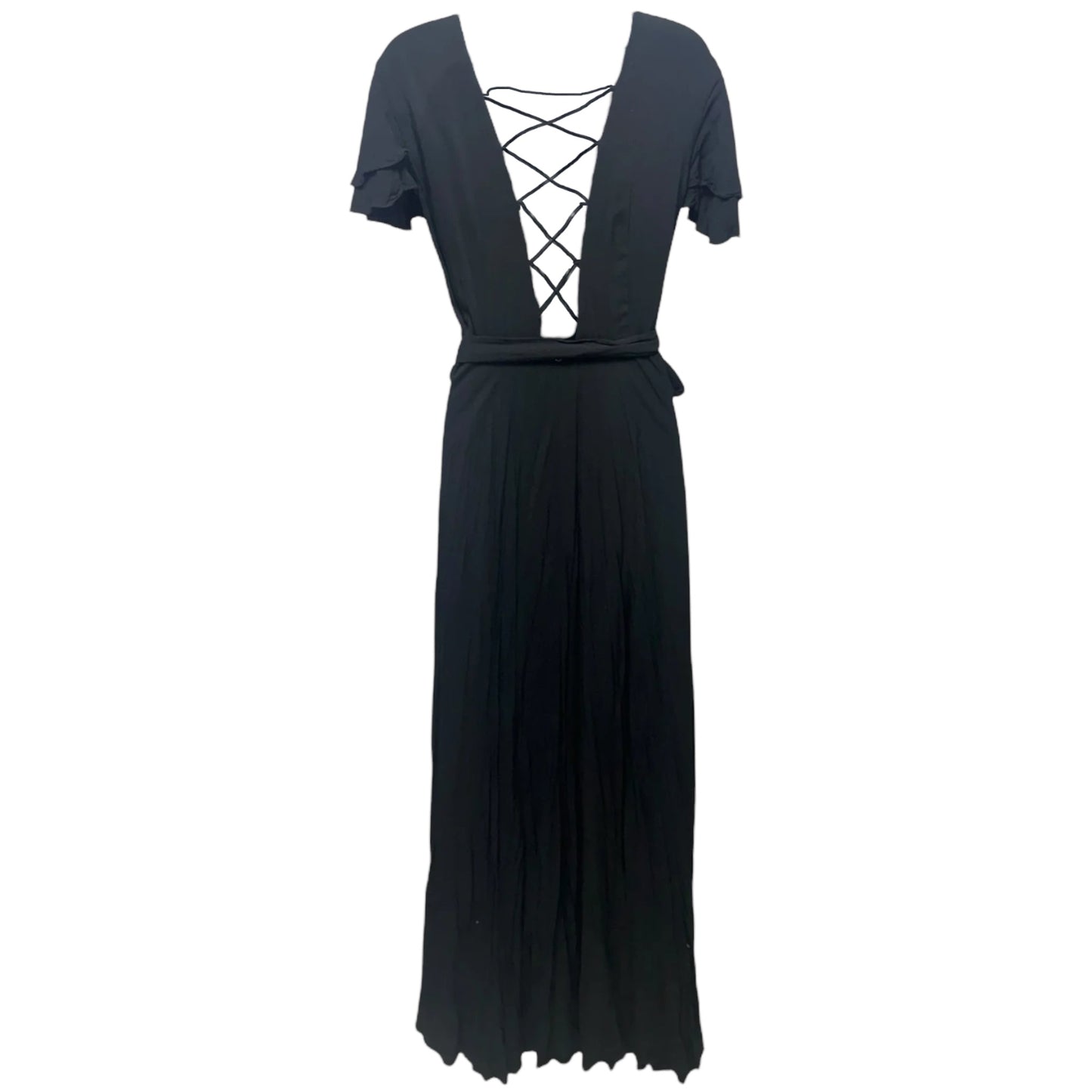 Lorenzo Wrap Maxi Dress By The Jet Set Diaries In Black, Size: M