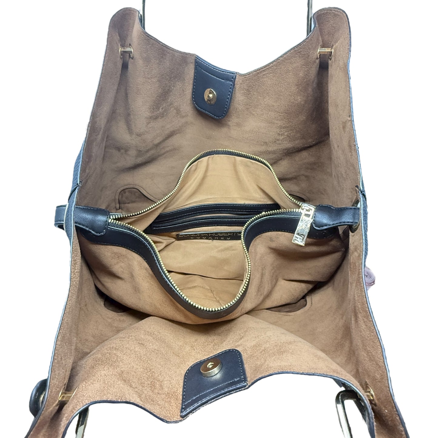 Squared Hobo Tote Designer By Sondra Roberts, Size: Medium