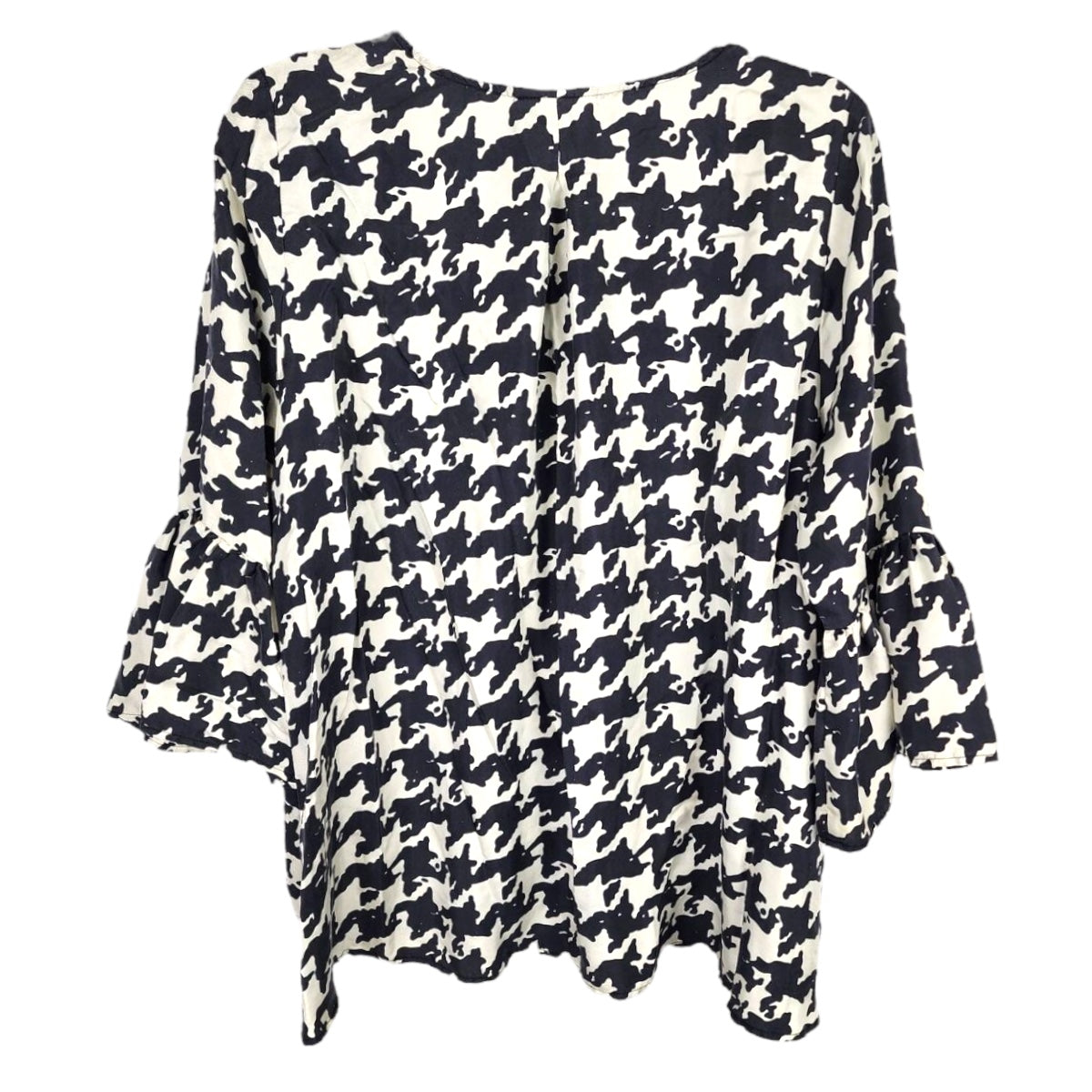 Ivy Top By LaRoque In Black & White Houndstooth Print, Size: S